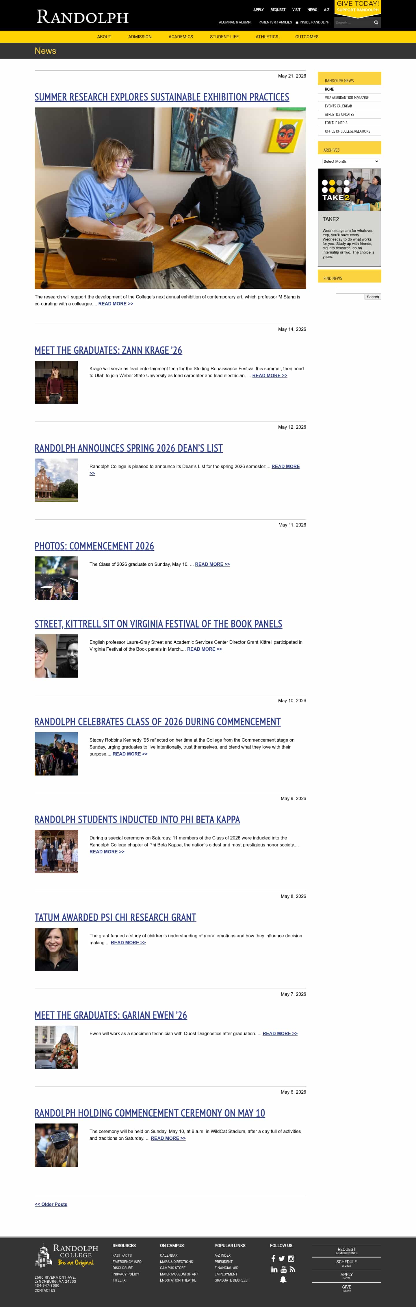 Latest website image capture