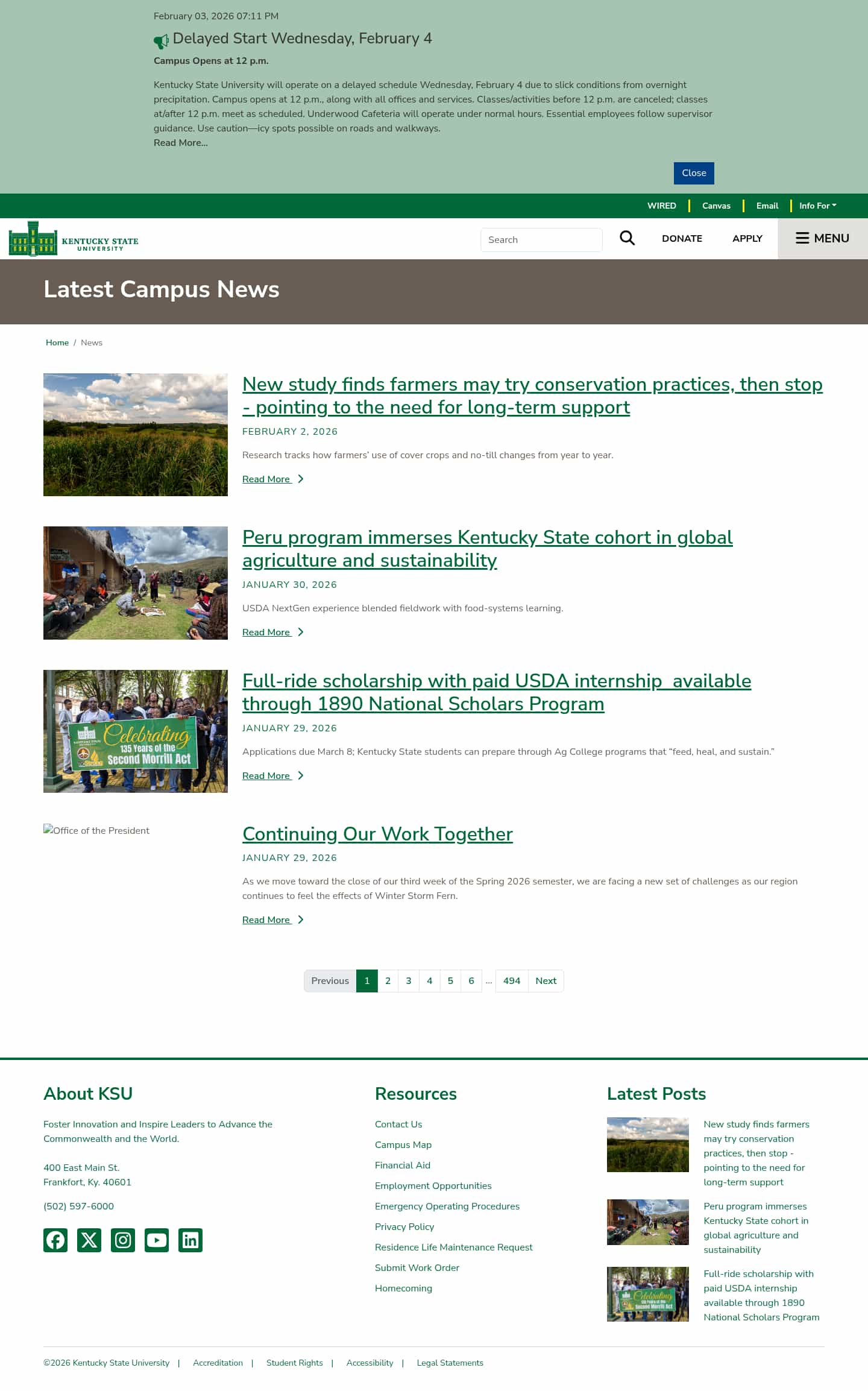 Latest website image capture