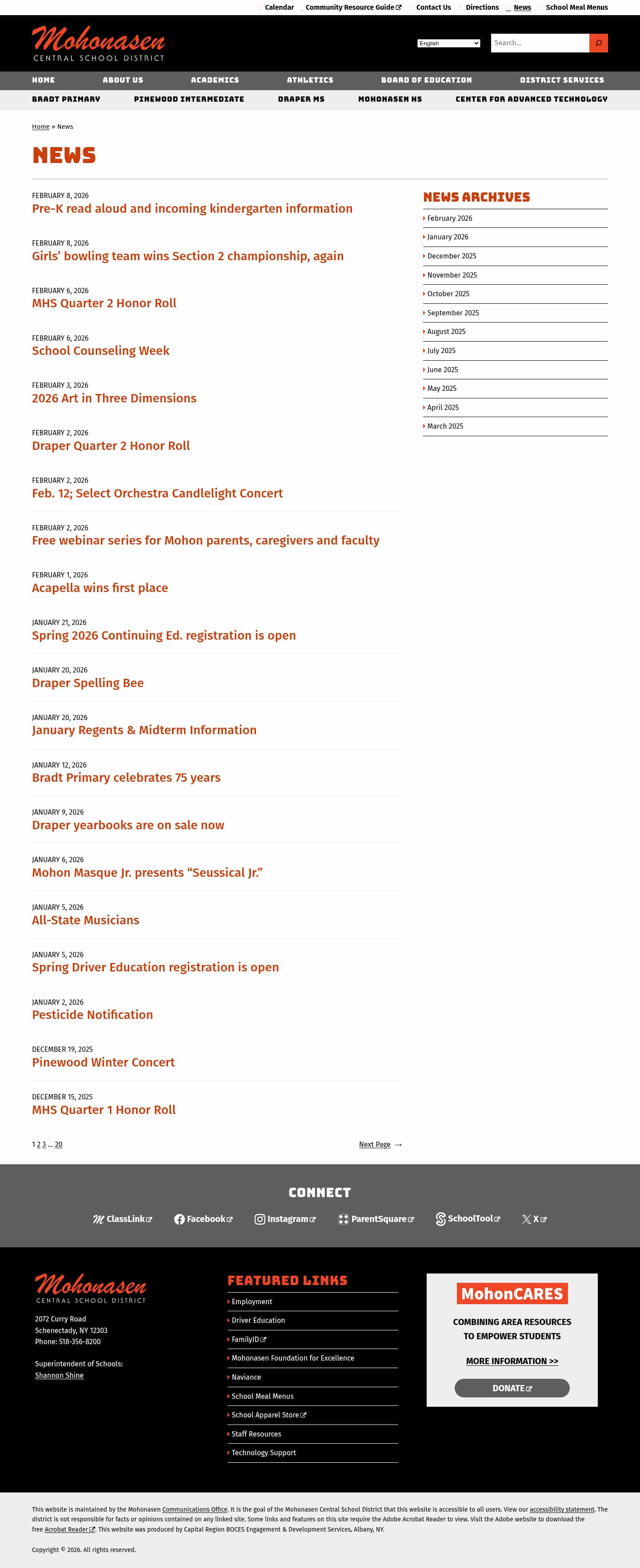 Latest website image capture