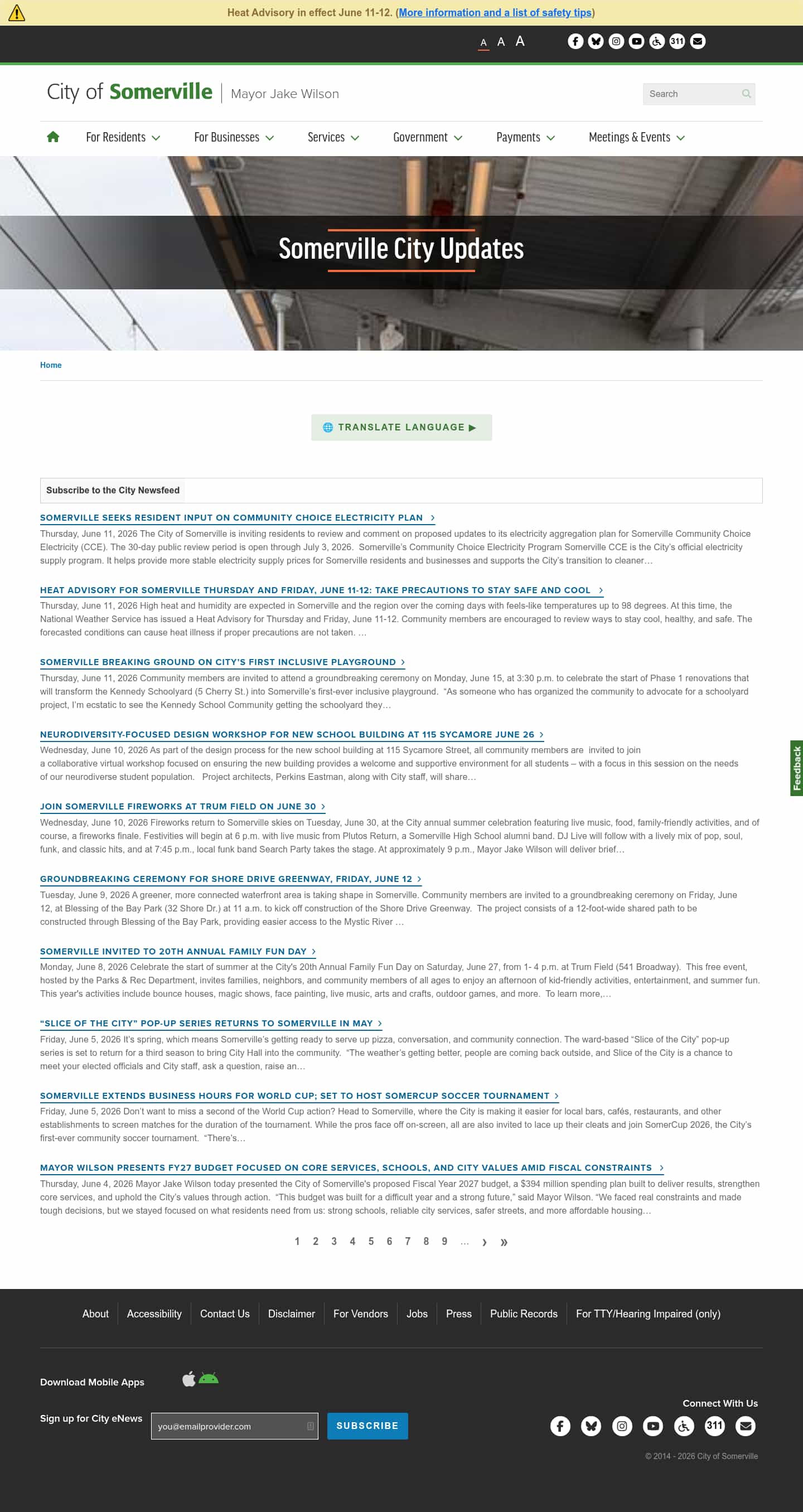 Latest website image capture