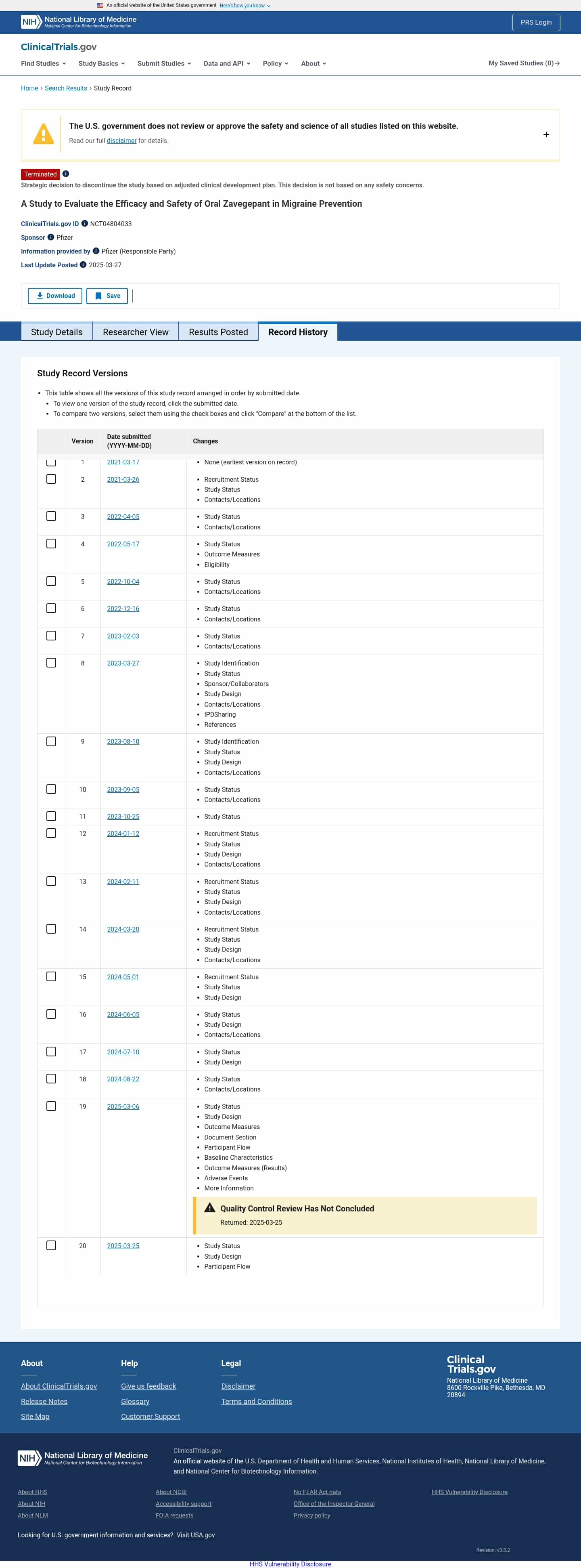 Latest website image capture