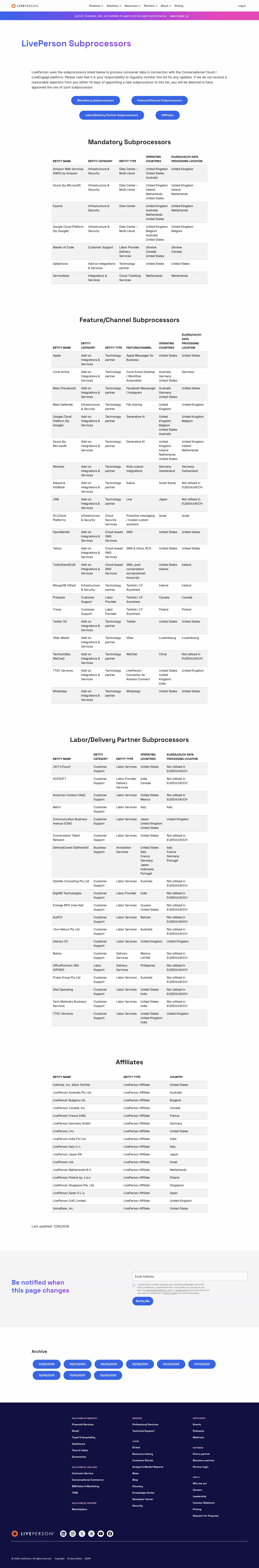 Latest website image capture