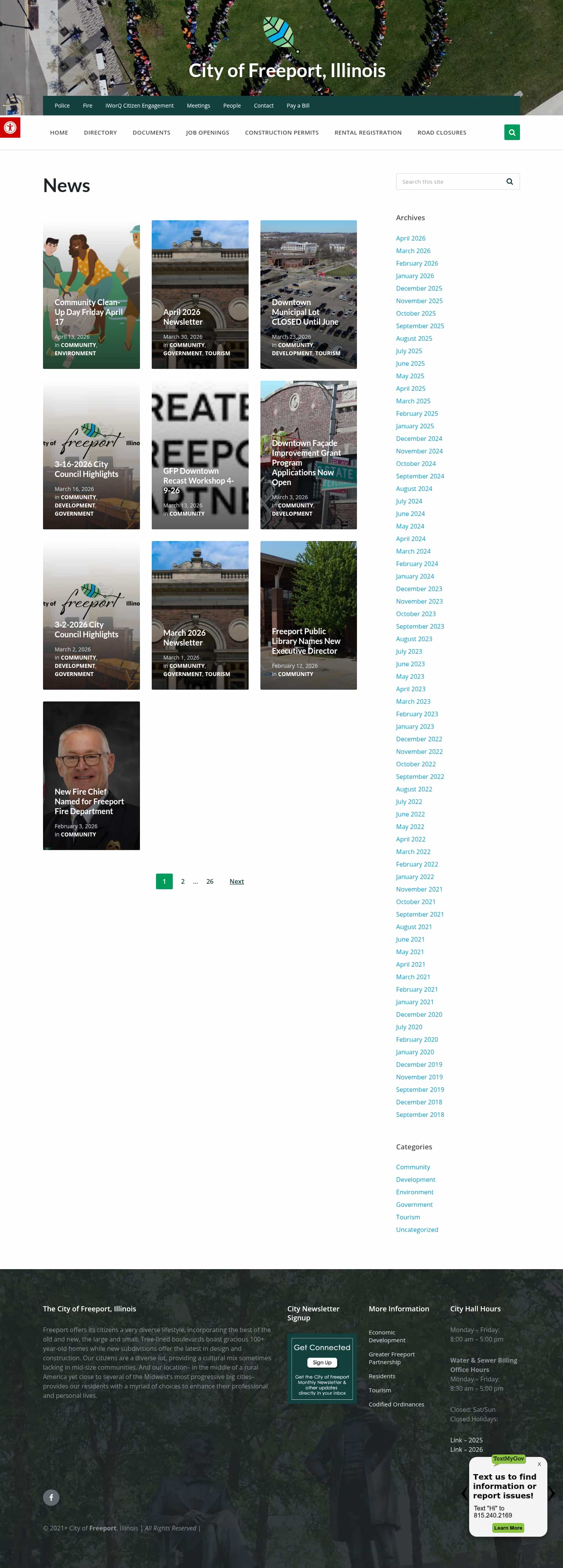 Latest website image capture