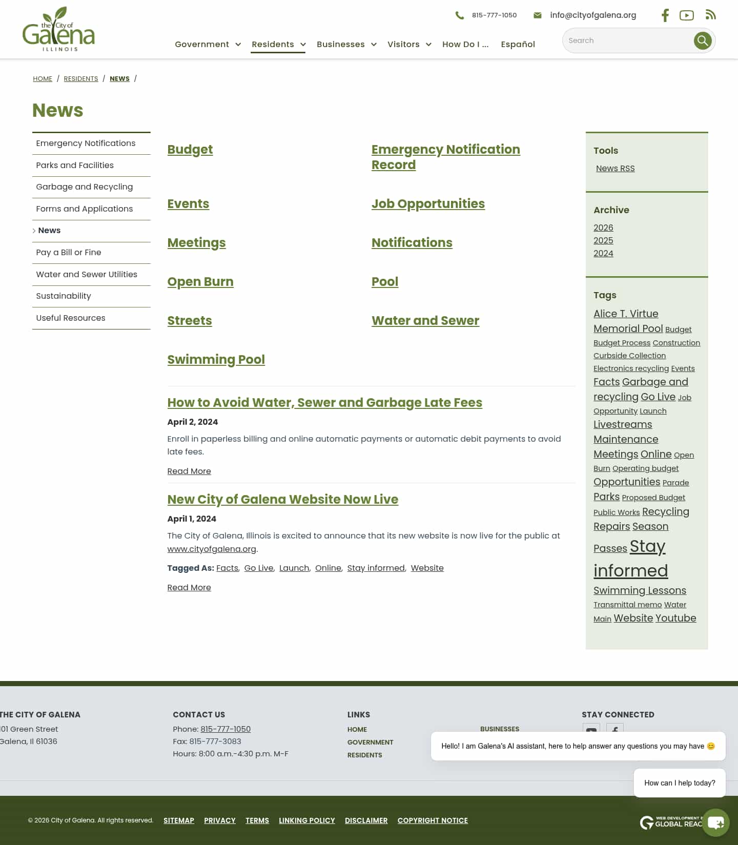 Latest website image capture