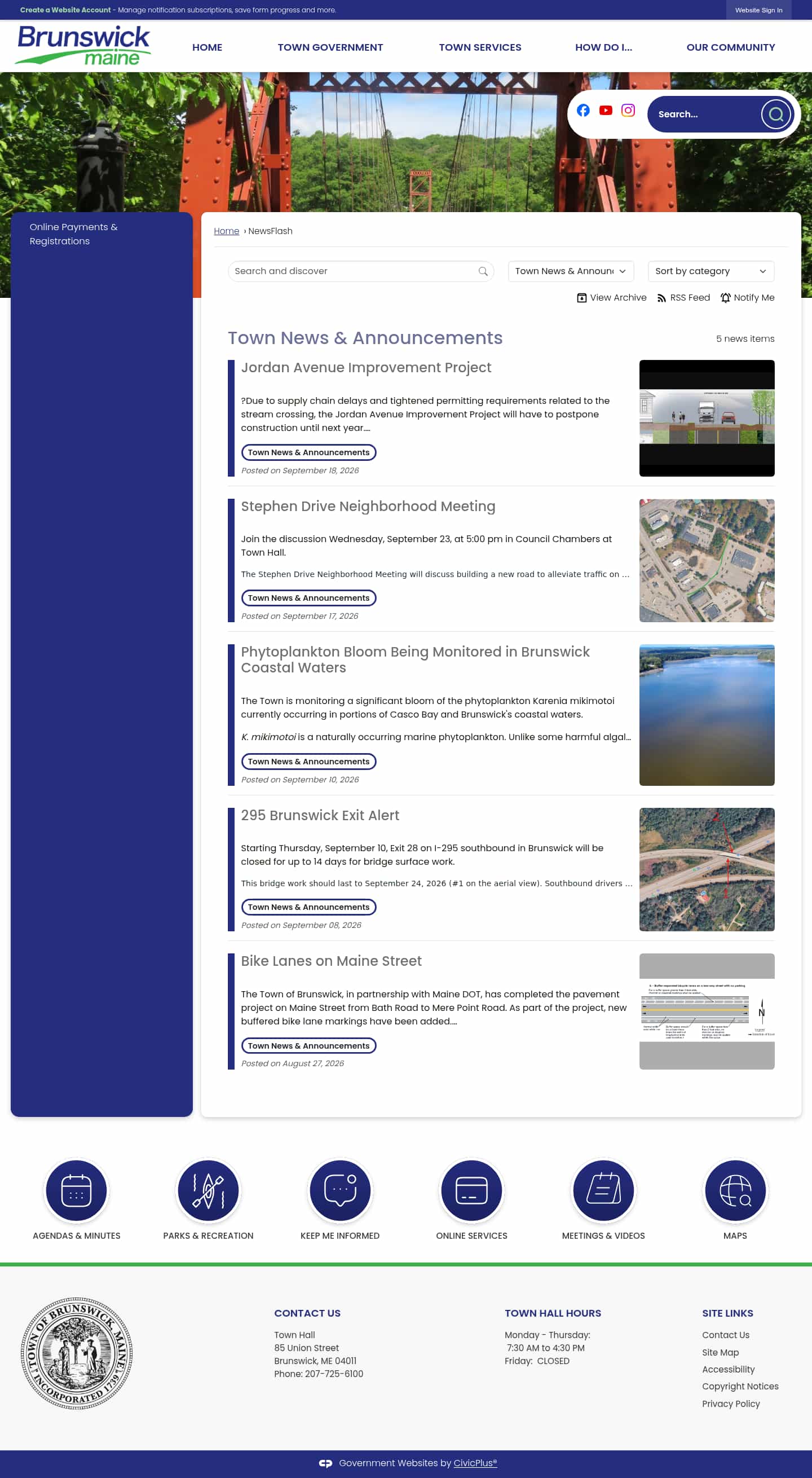 Latest website image capture