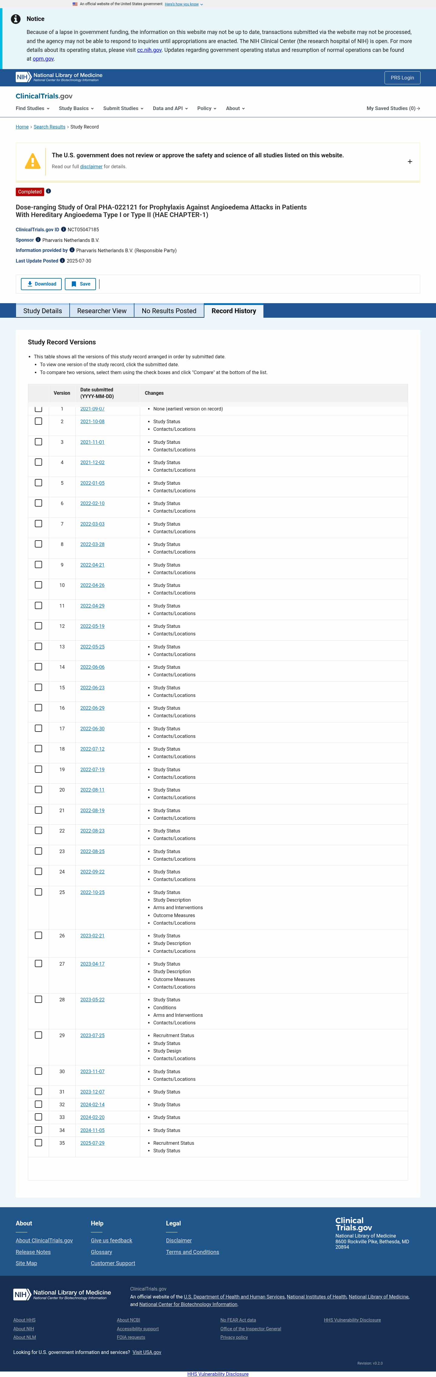 Latest website image capture