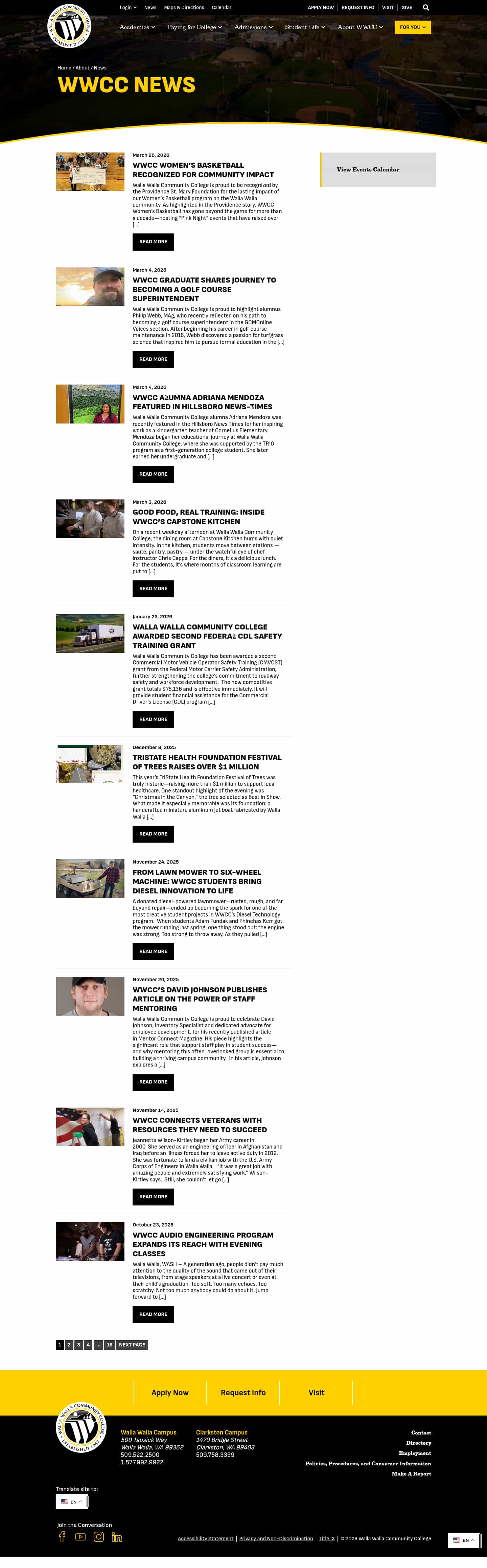 Latest website image capture