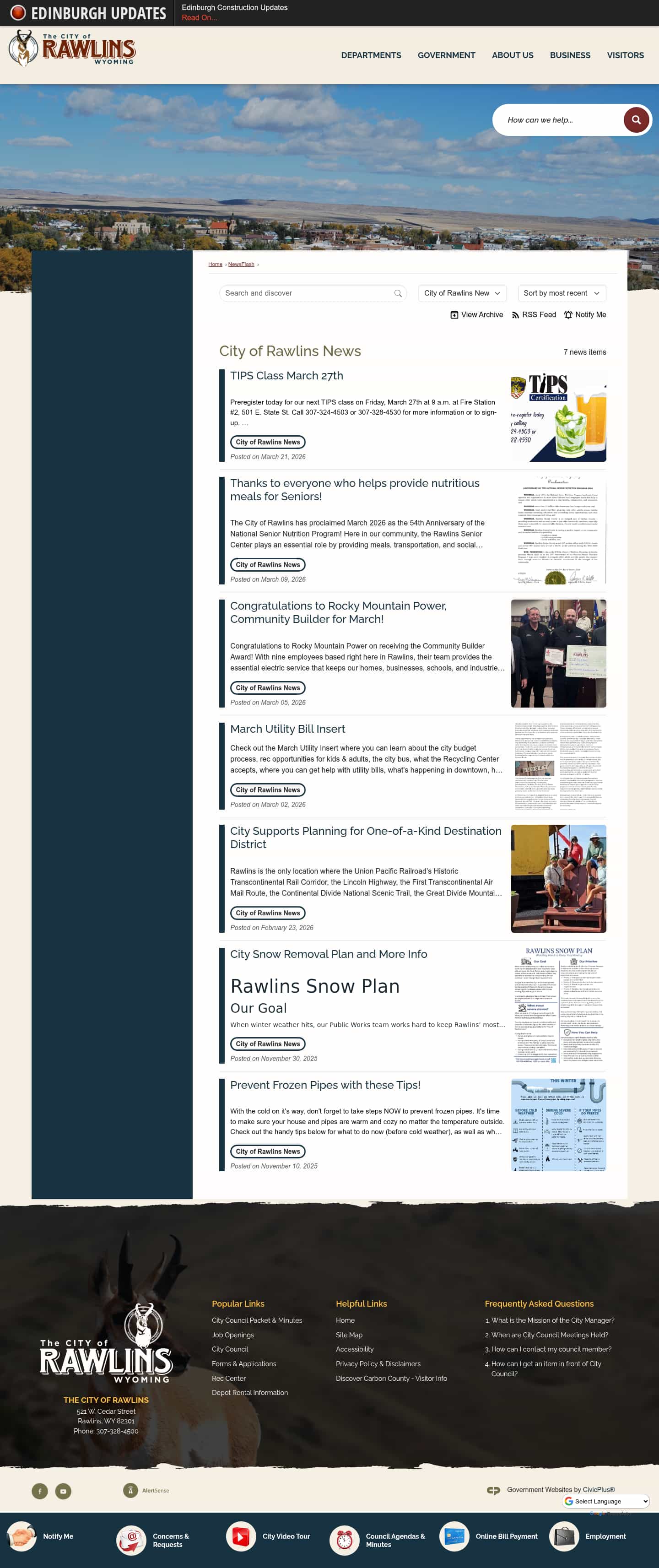 Latest website image capture