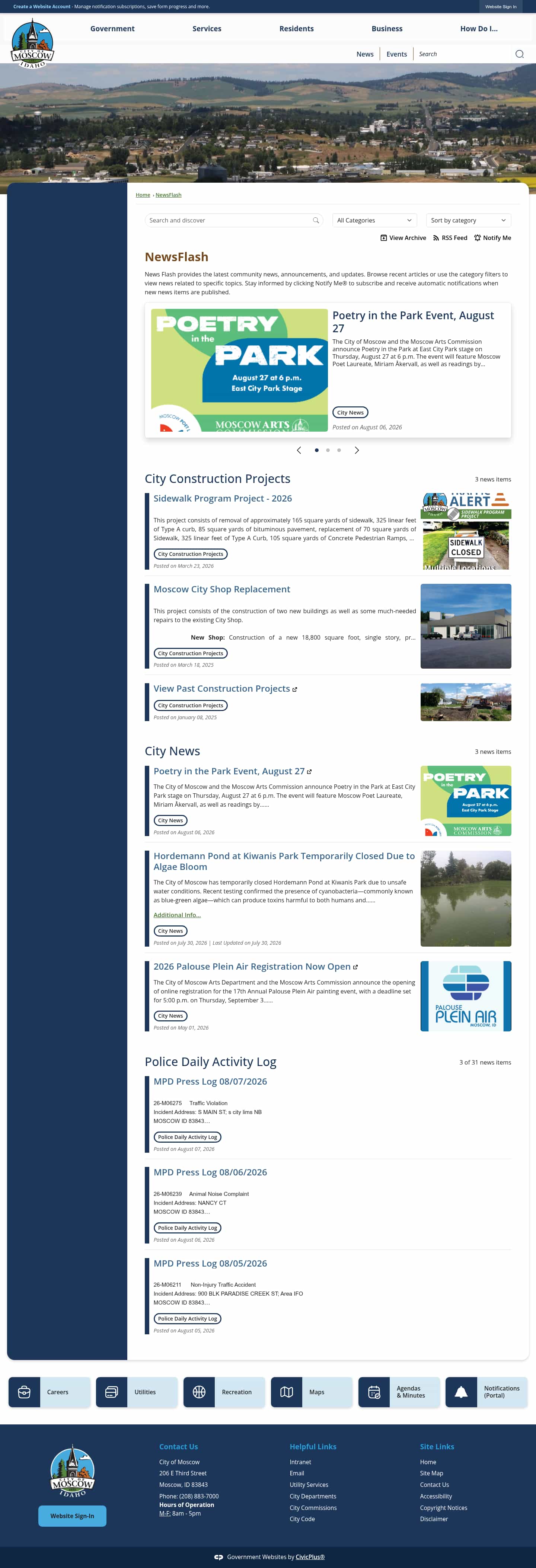 Latest website image capture