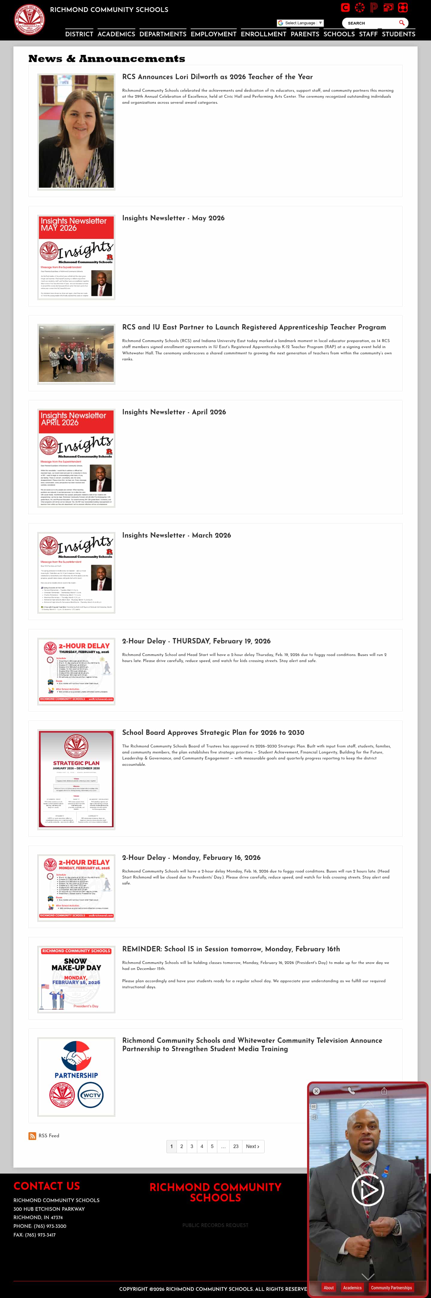 Latest website image capture