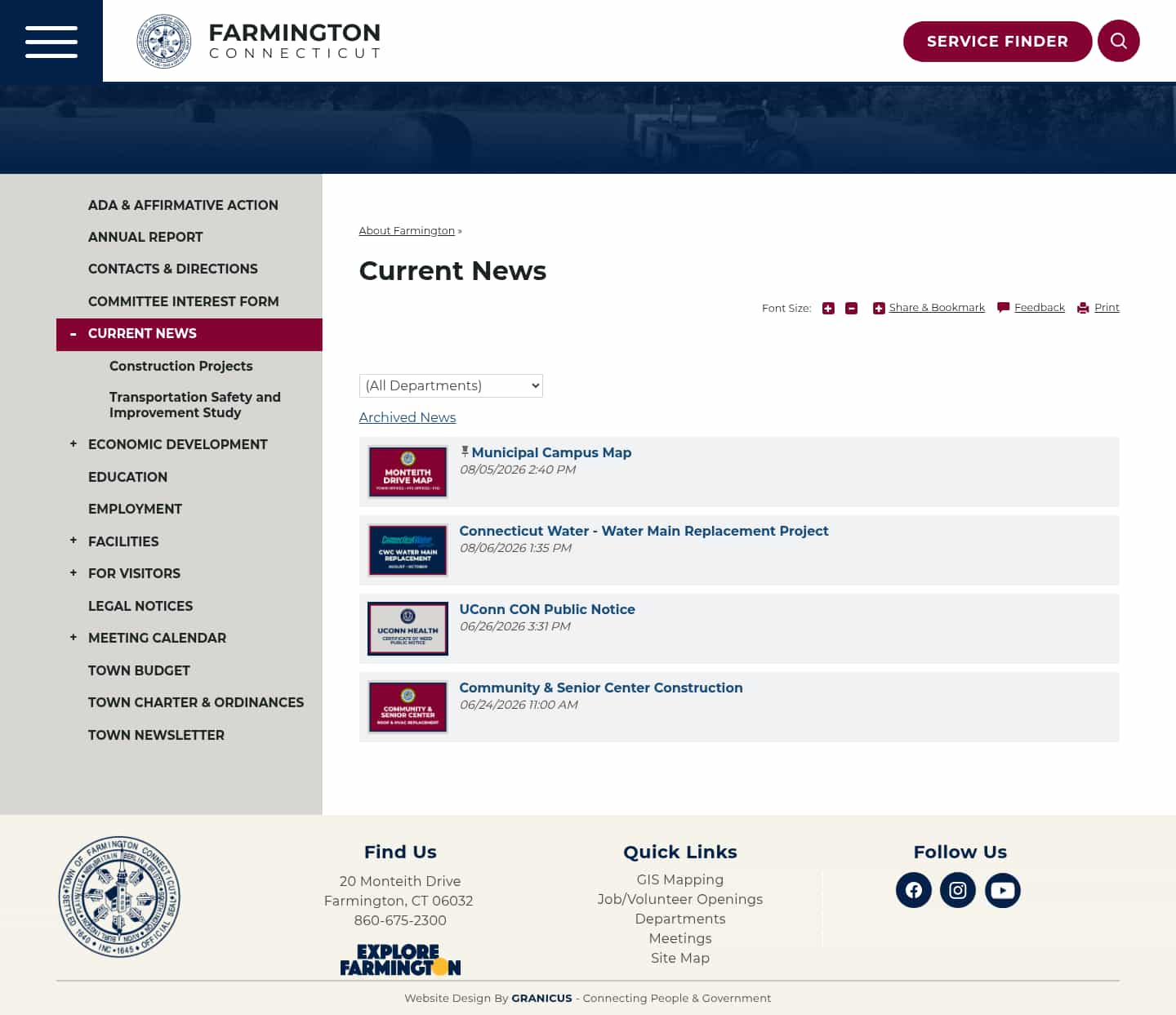 Latest website image capture