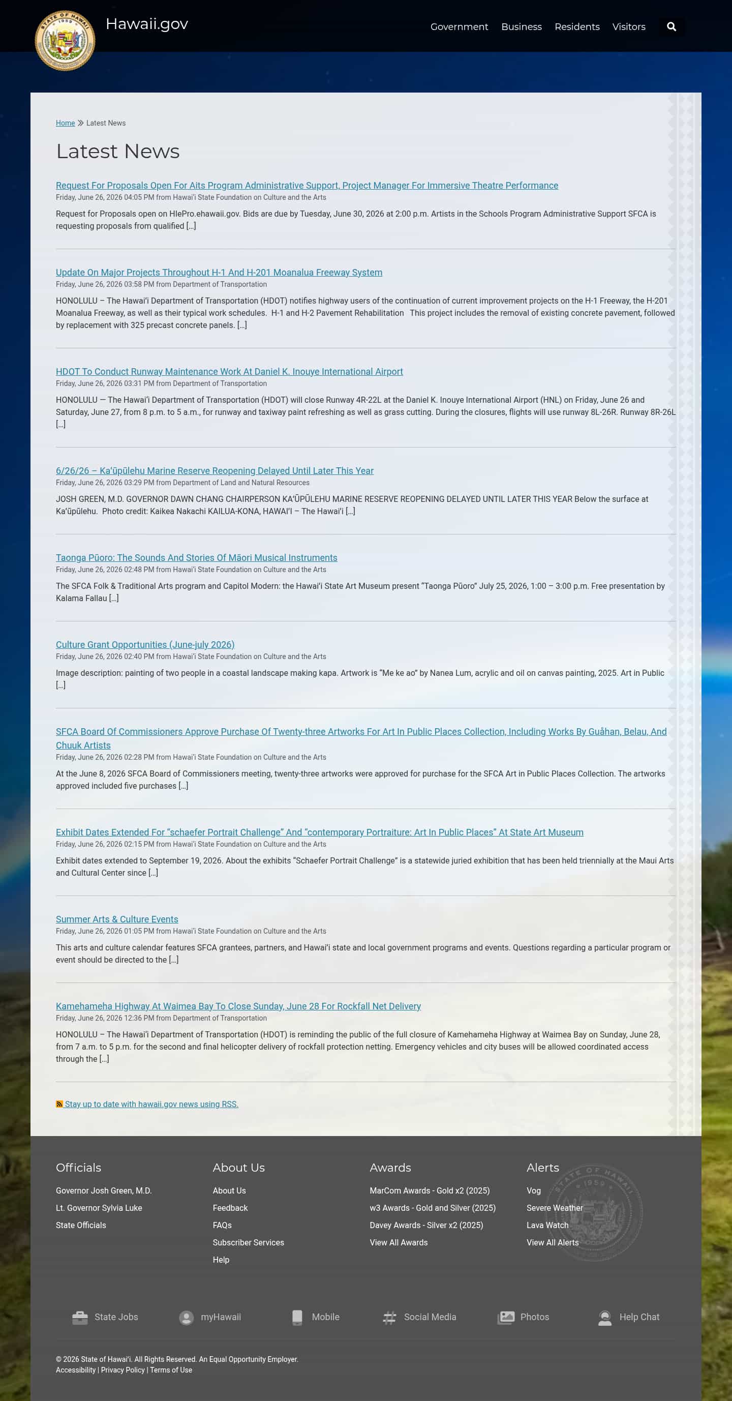 Latest website image capture