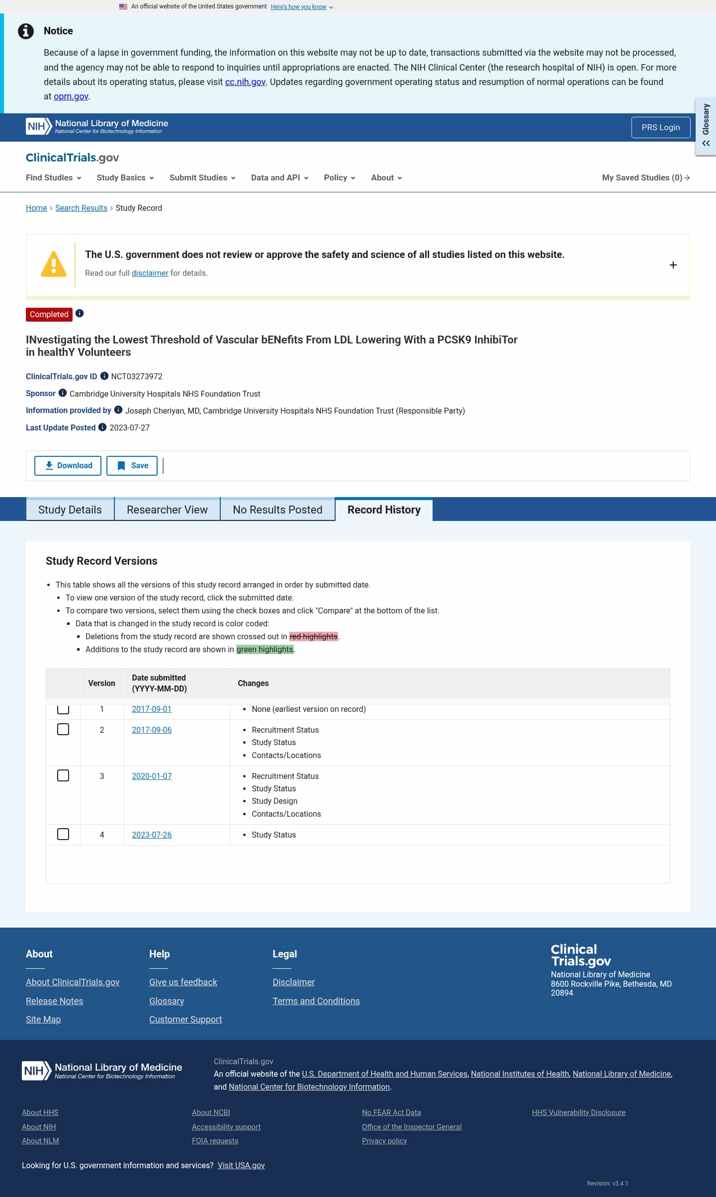 Latest website image capture