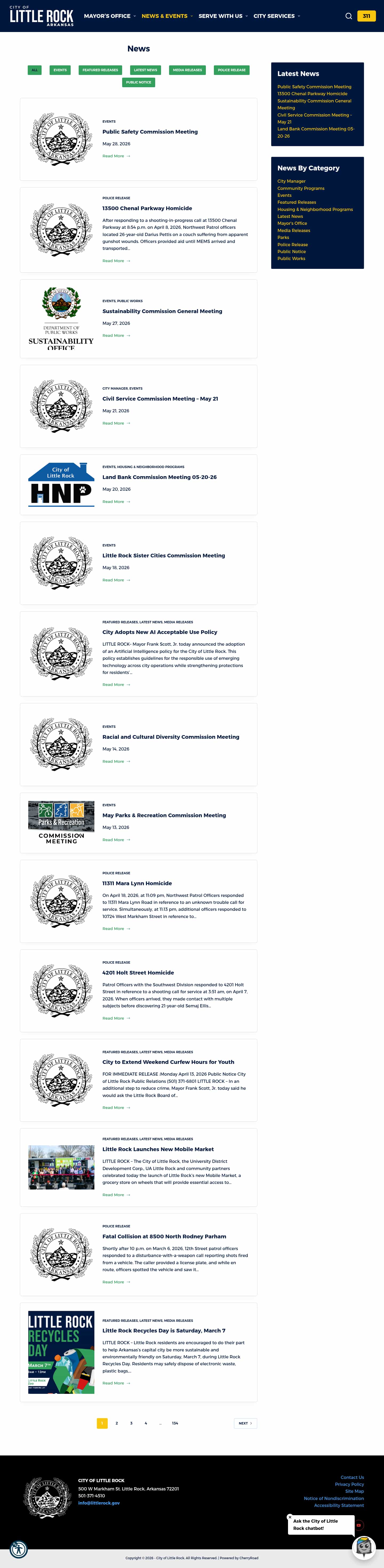 Latest website image capture