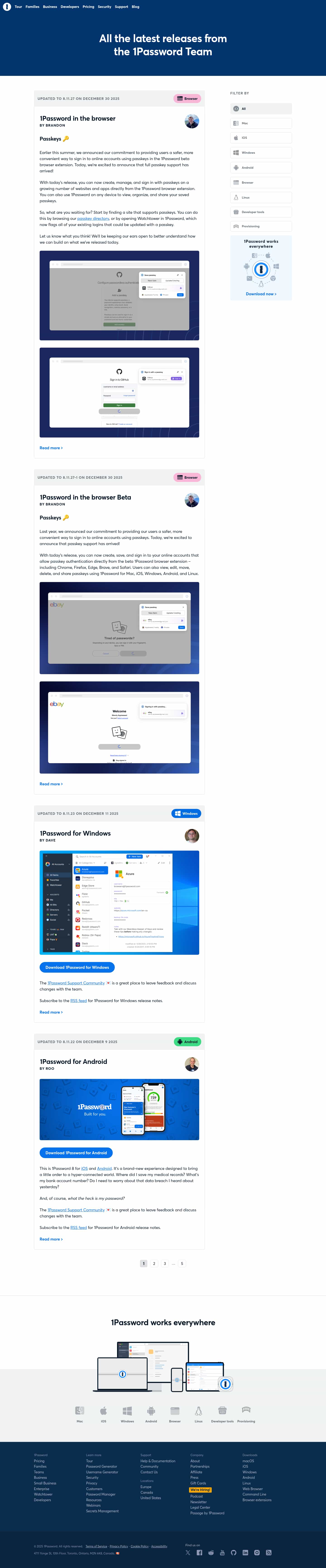 Latest website image capture