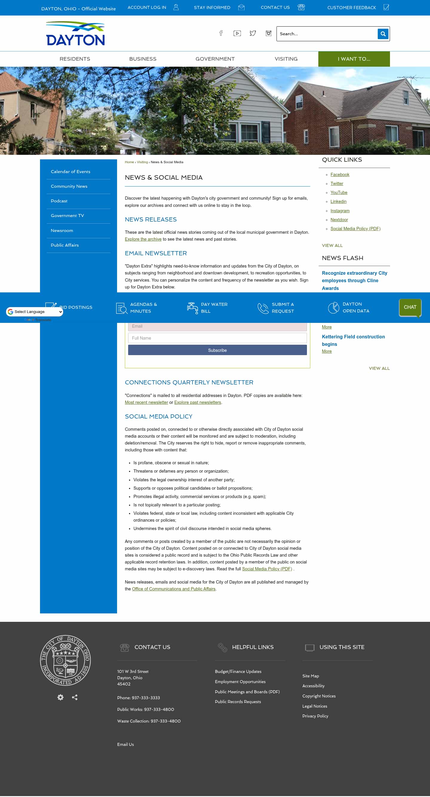 Latest website image capture