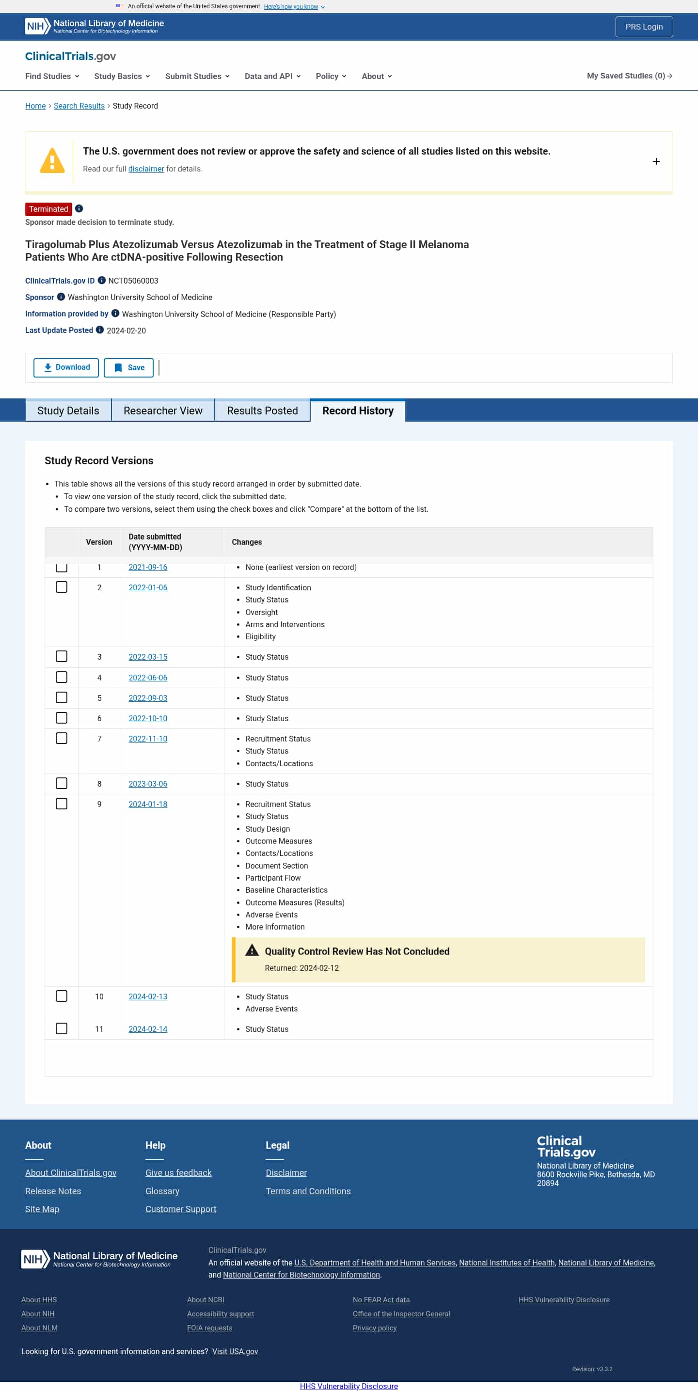 Latest website image capture