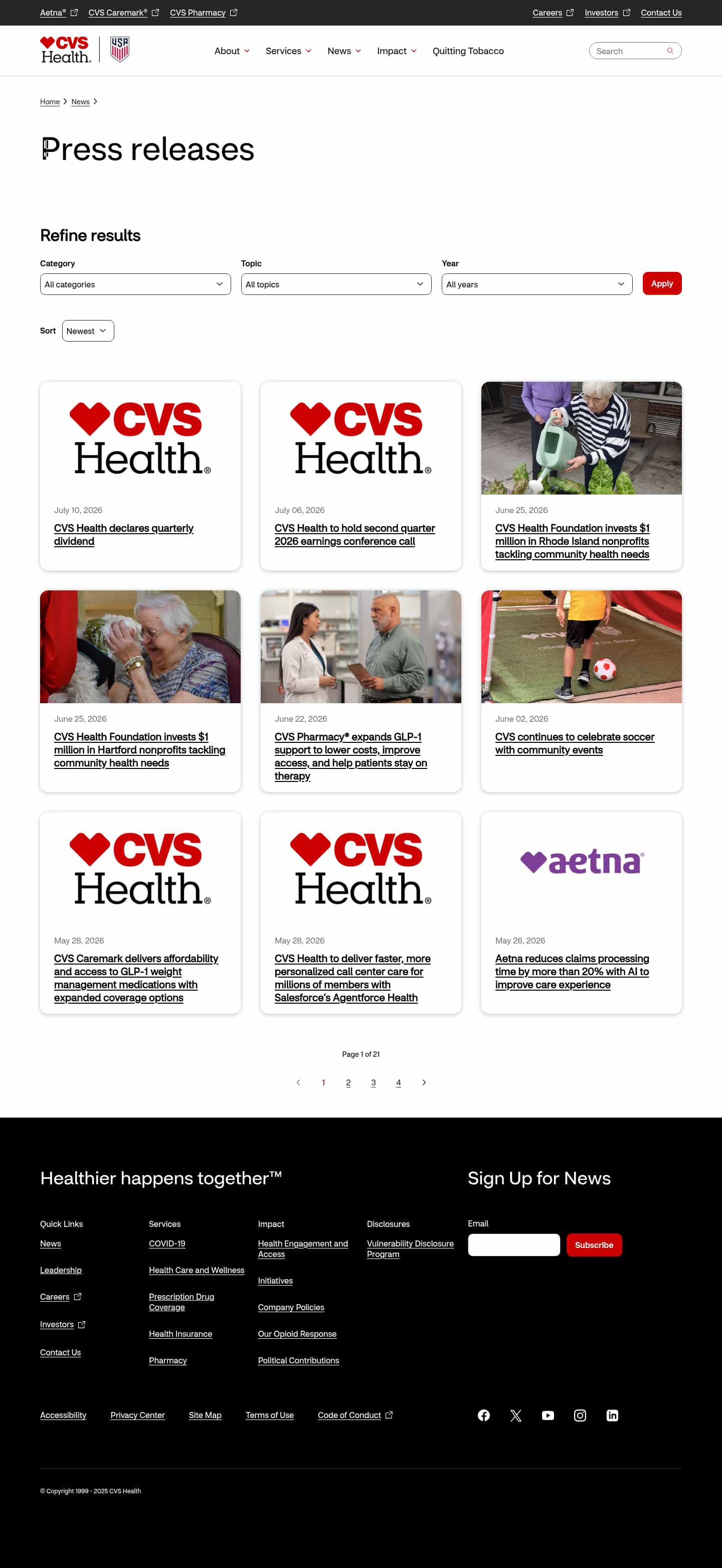 Latest website image capture
