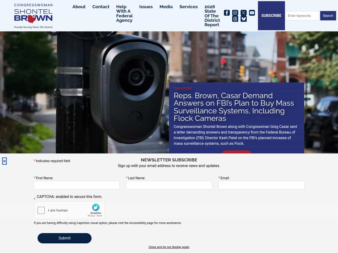 Latest website image capture
