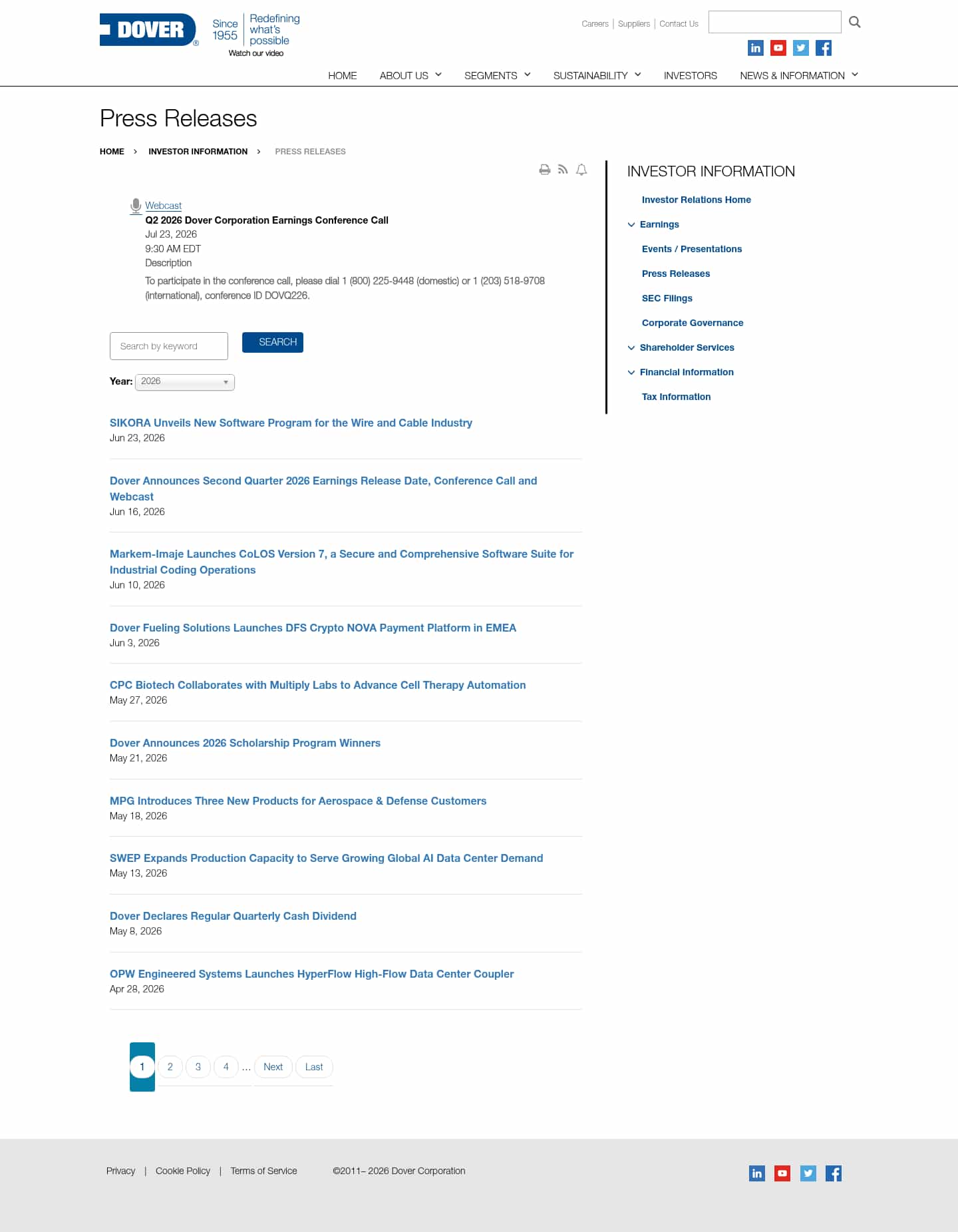 Latest website image capture