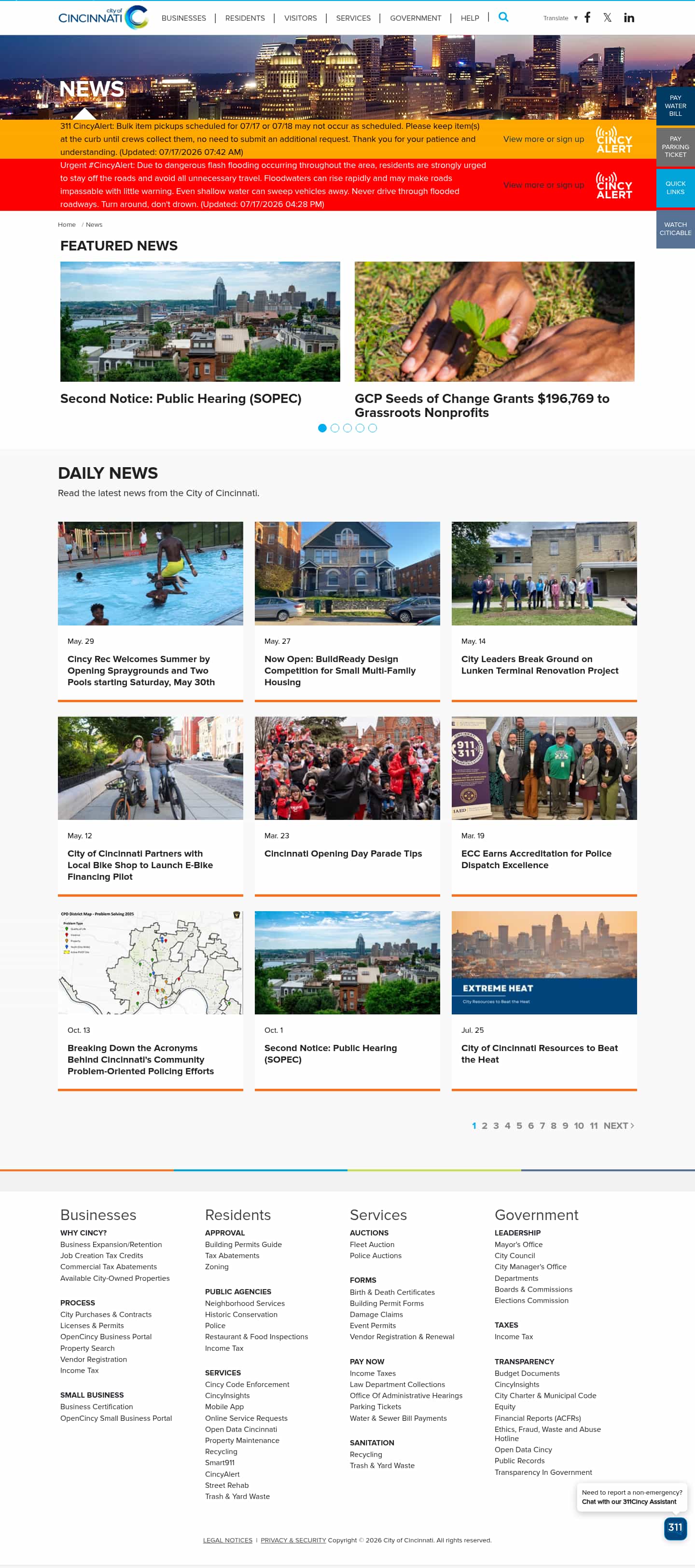 Latest website image capture