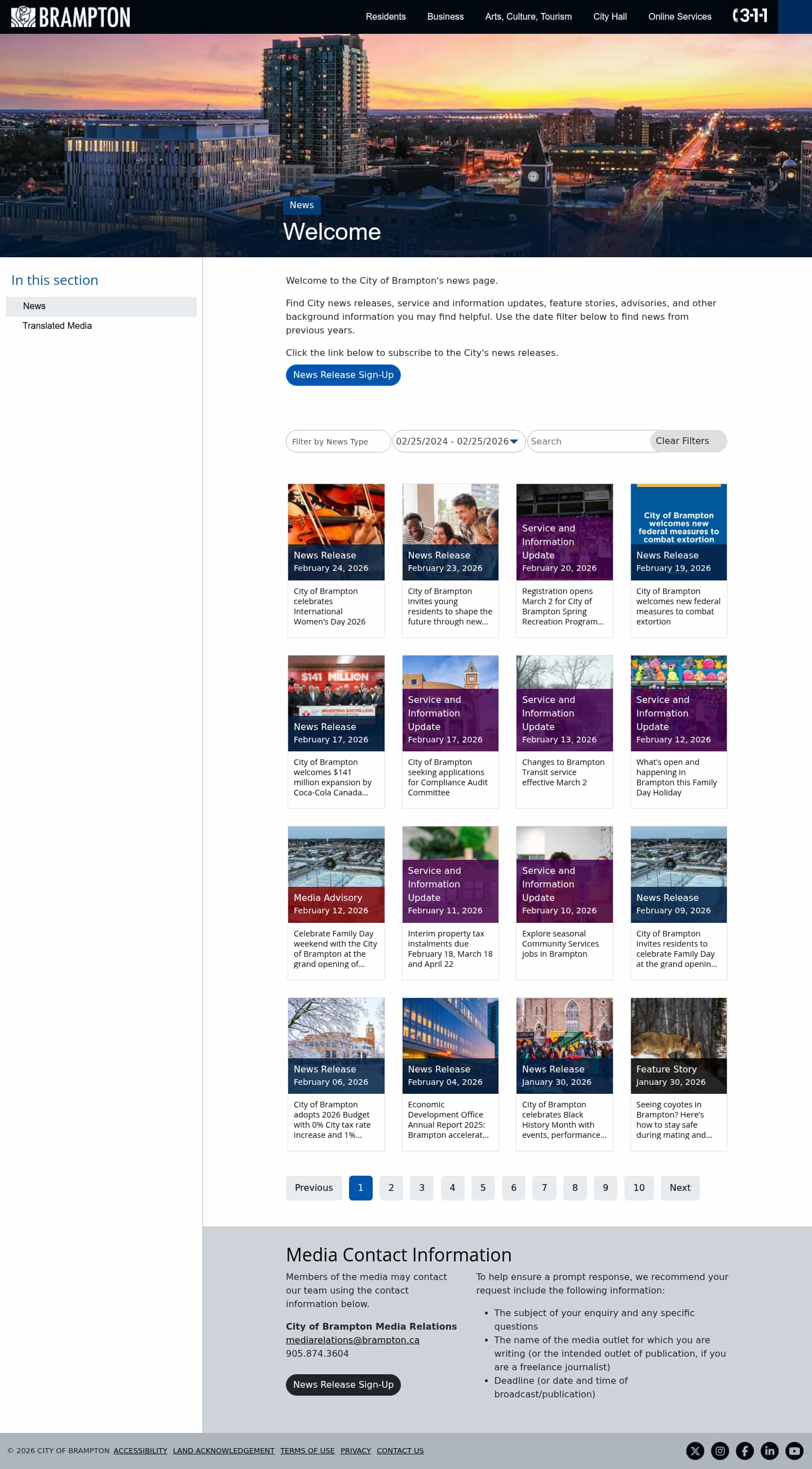 Latest website image capture