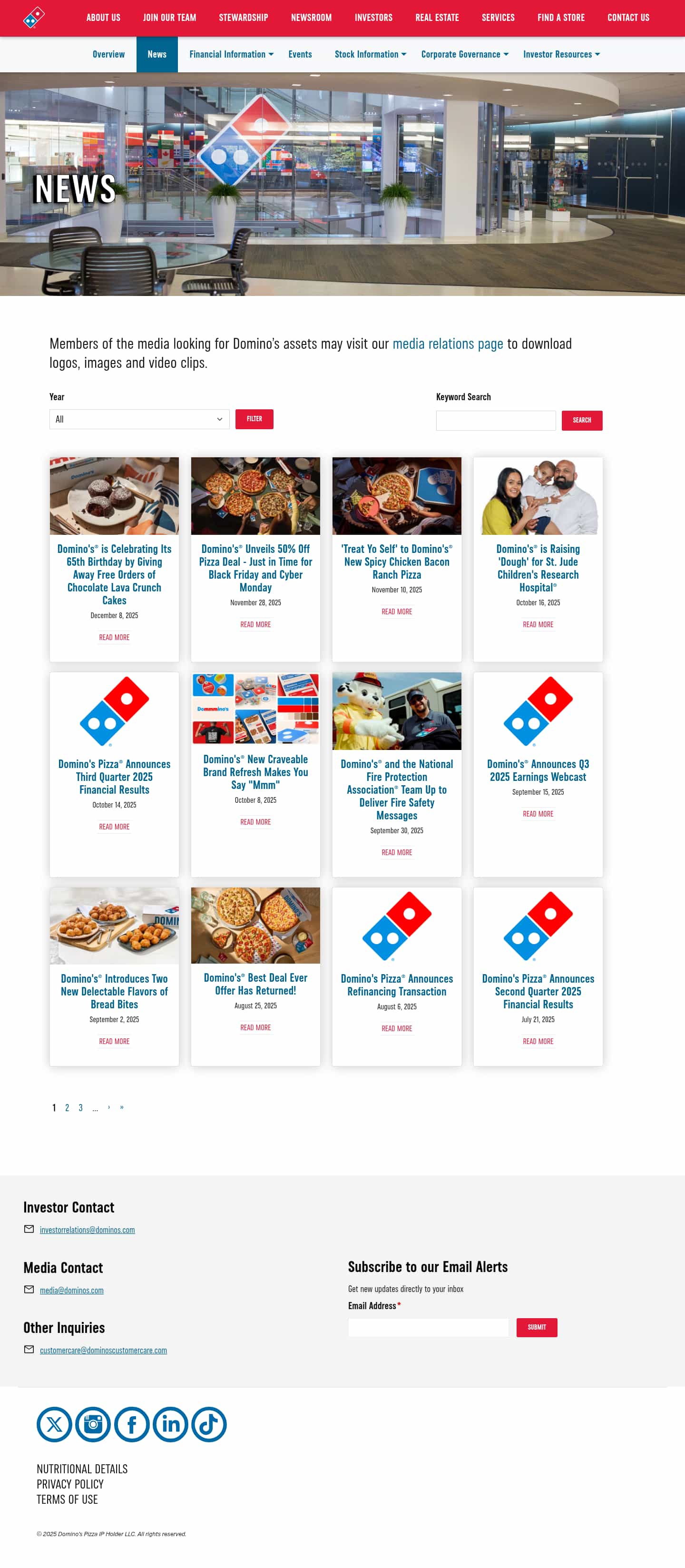 Latest website image capture