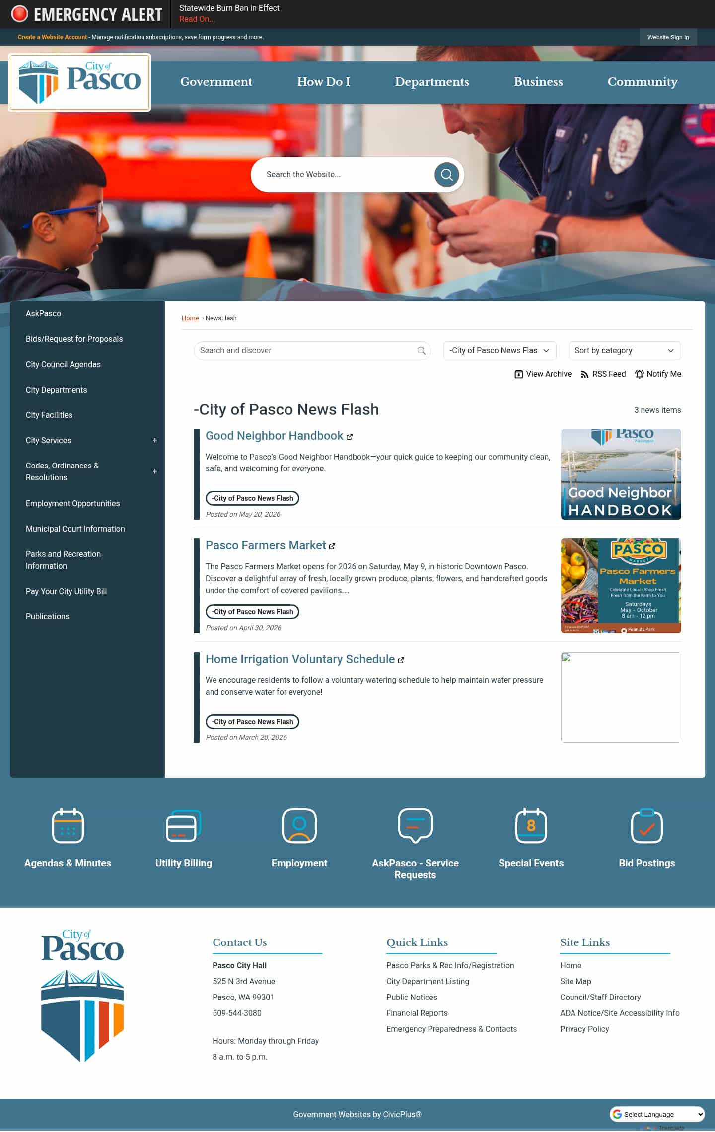 Latest website image capture