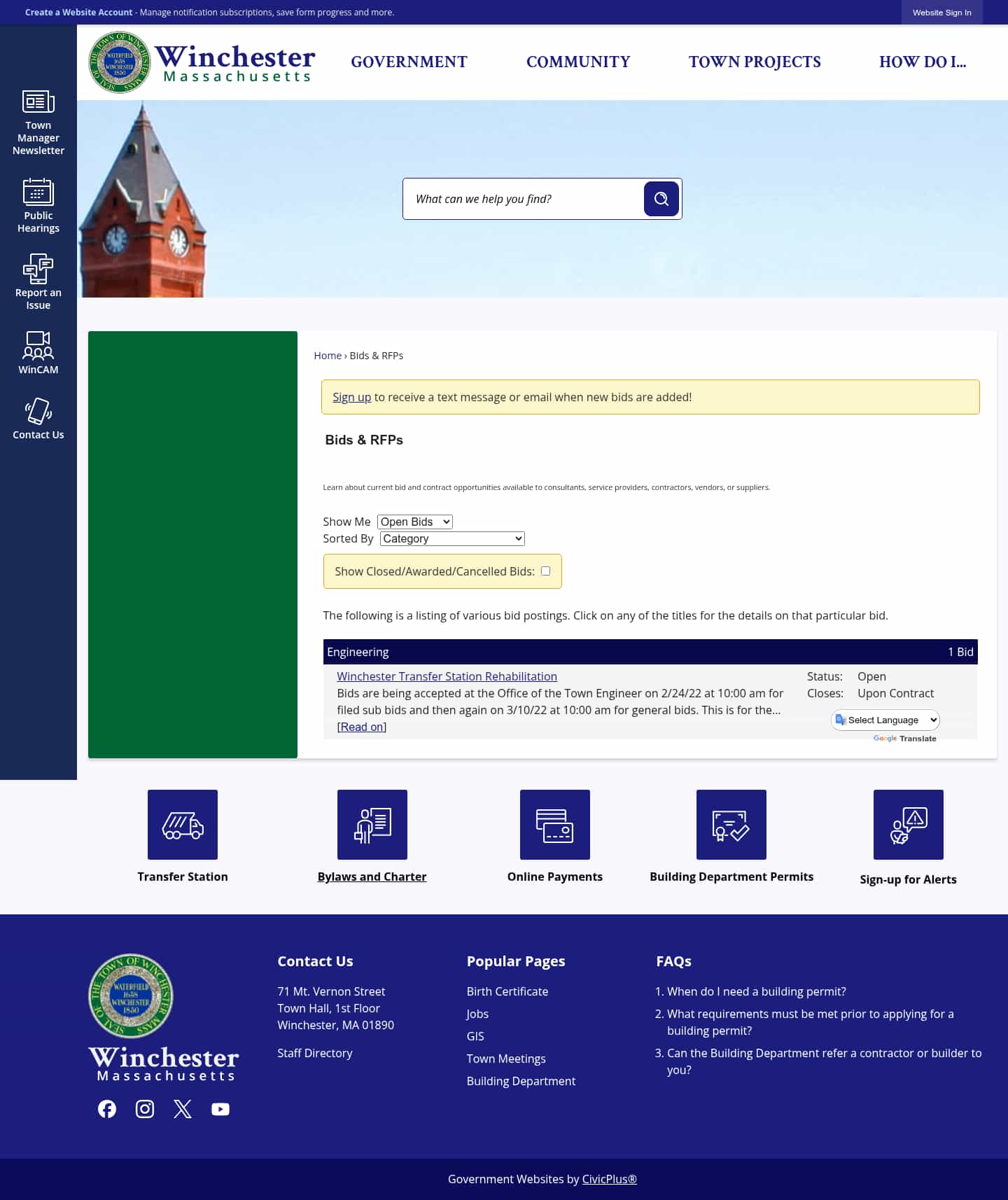 Latest website image capture