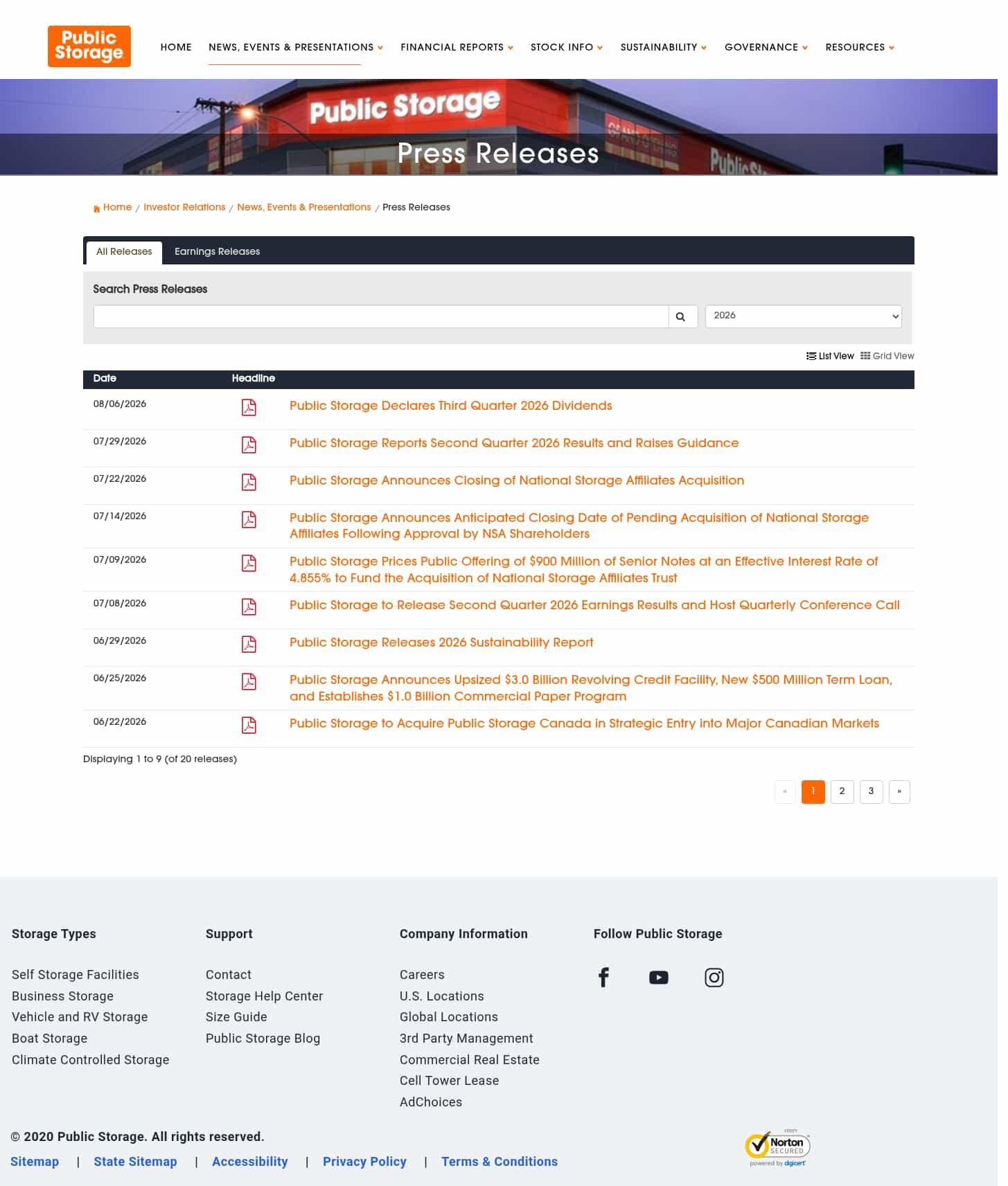 Latest website image capture