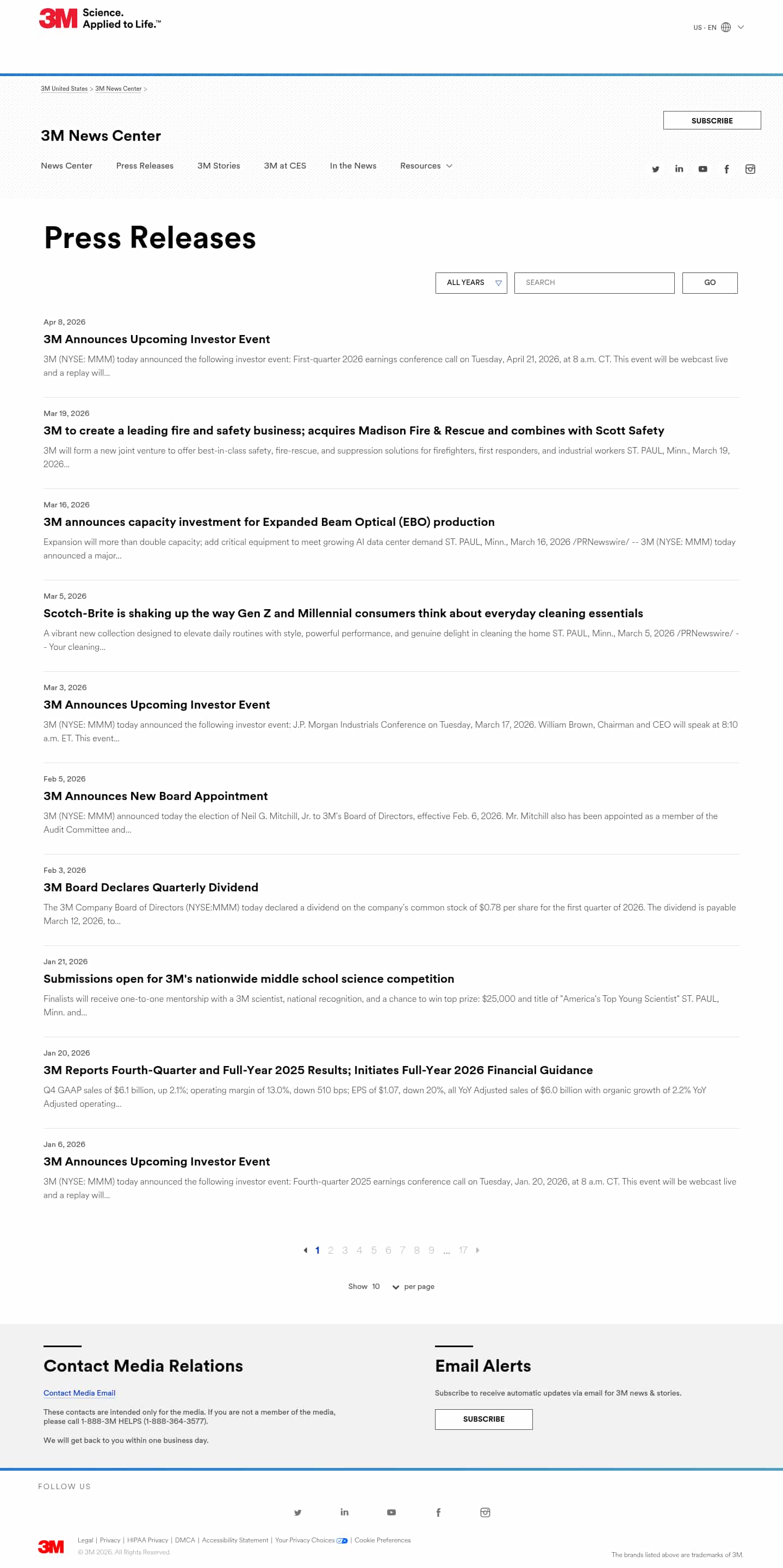 Latest website image capture