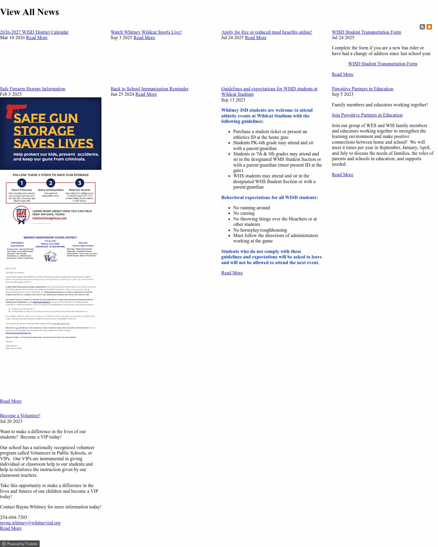 Latest website image capture