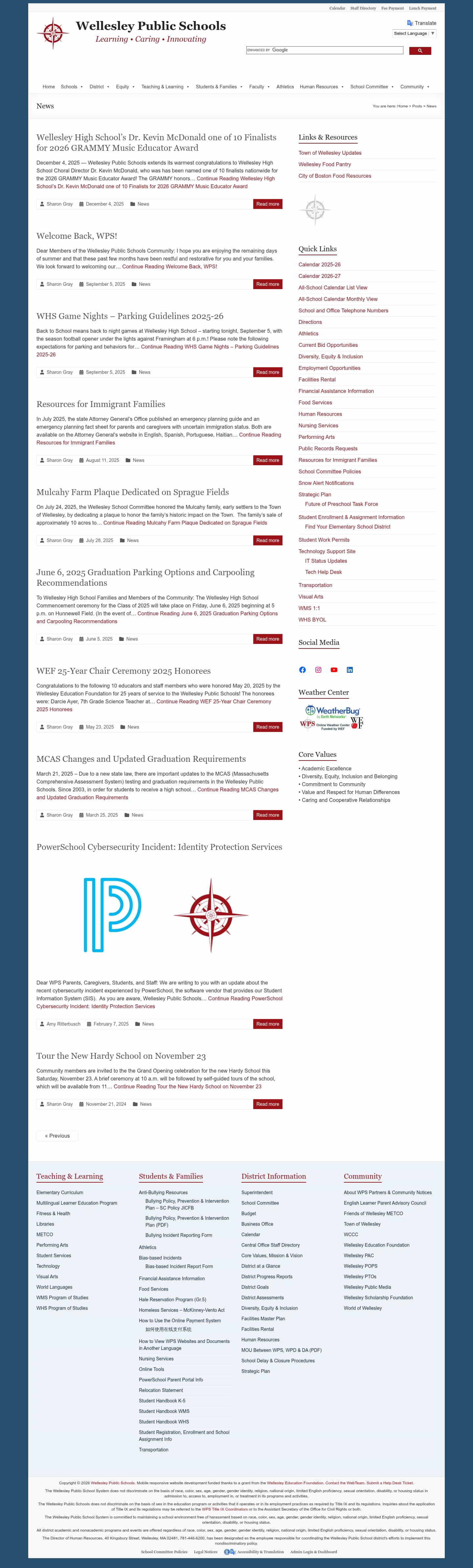 Latest website image capture