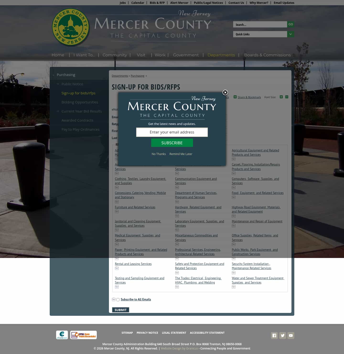 Latest website image capture