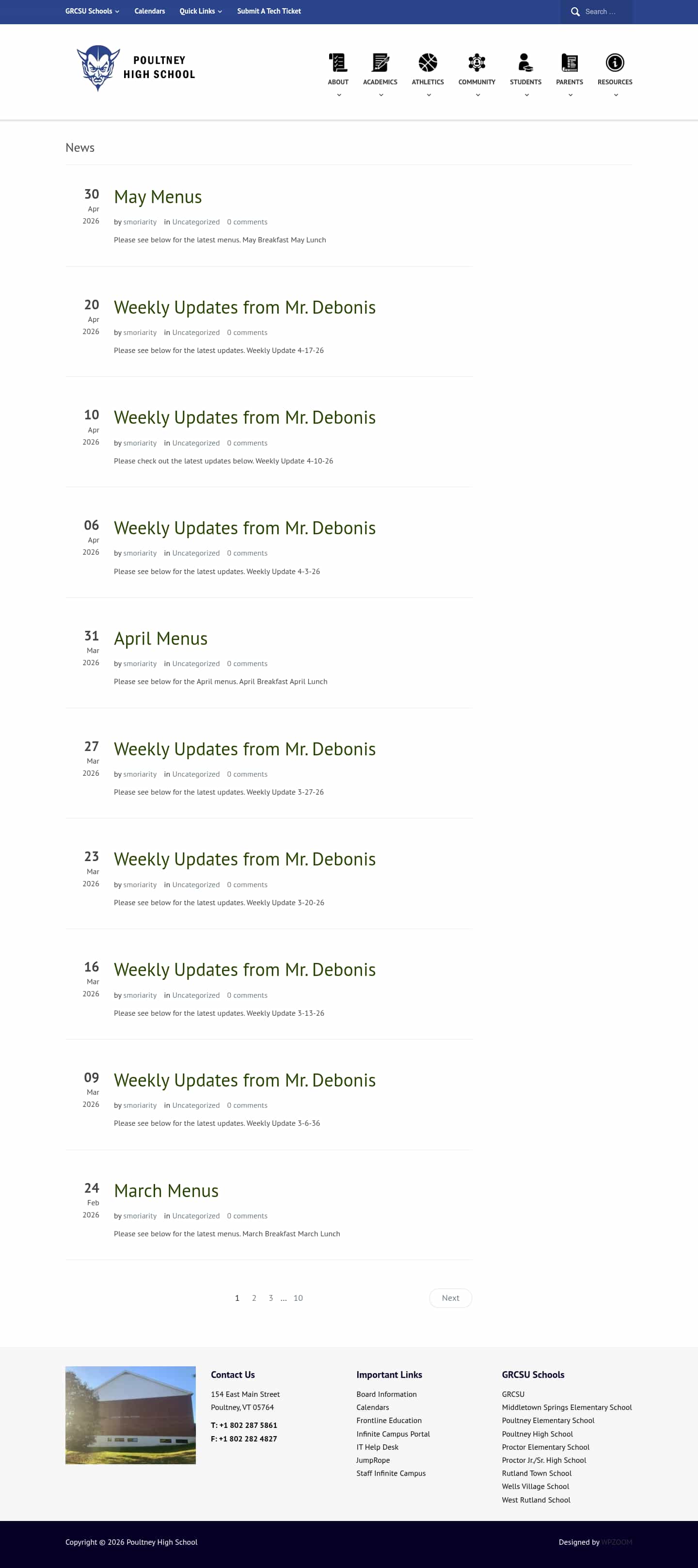 Latest website image capture
