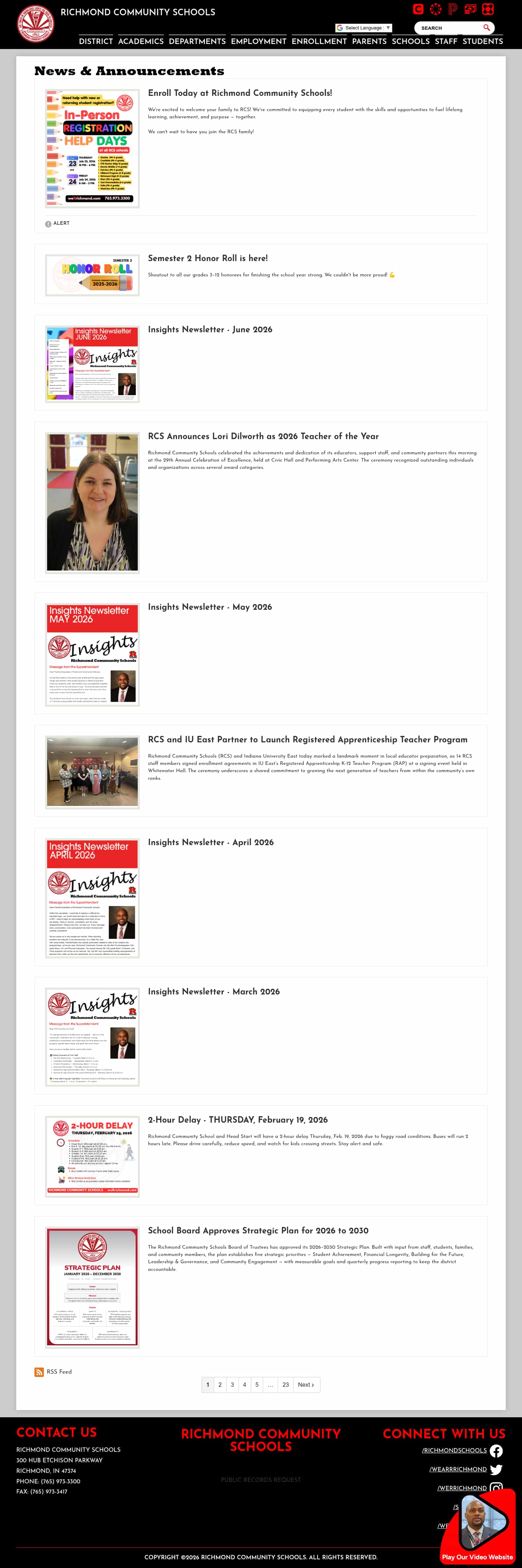 Latest website image capture