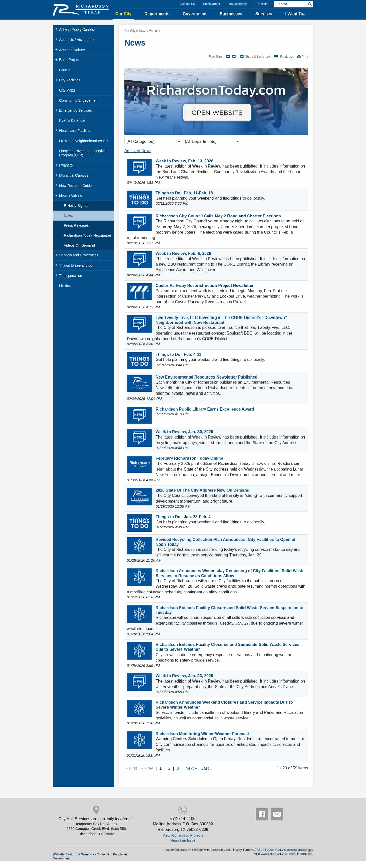 Latest website image capture