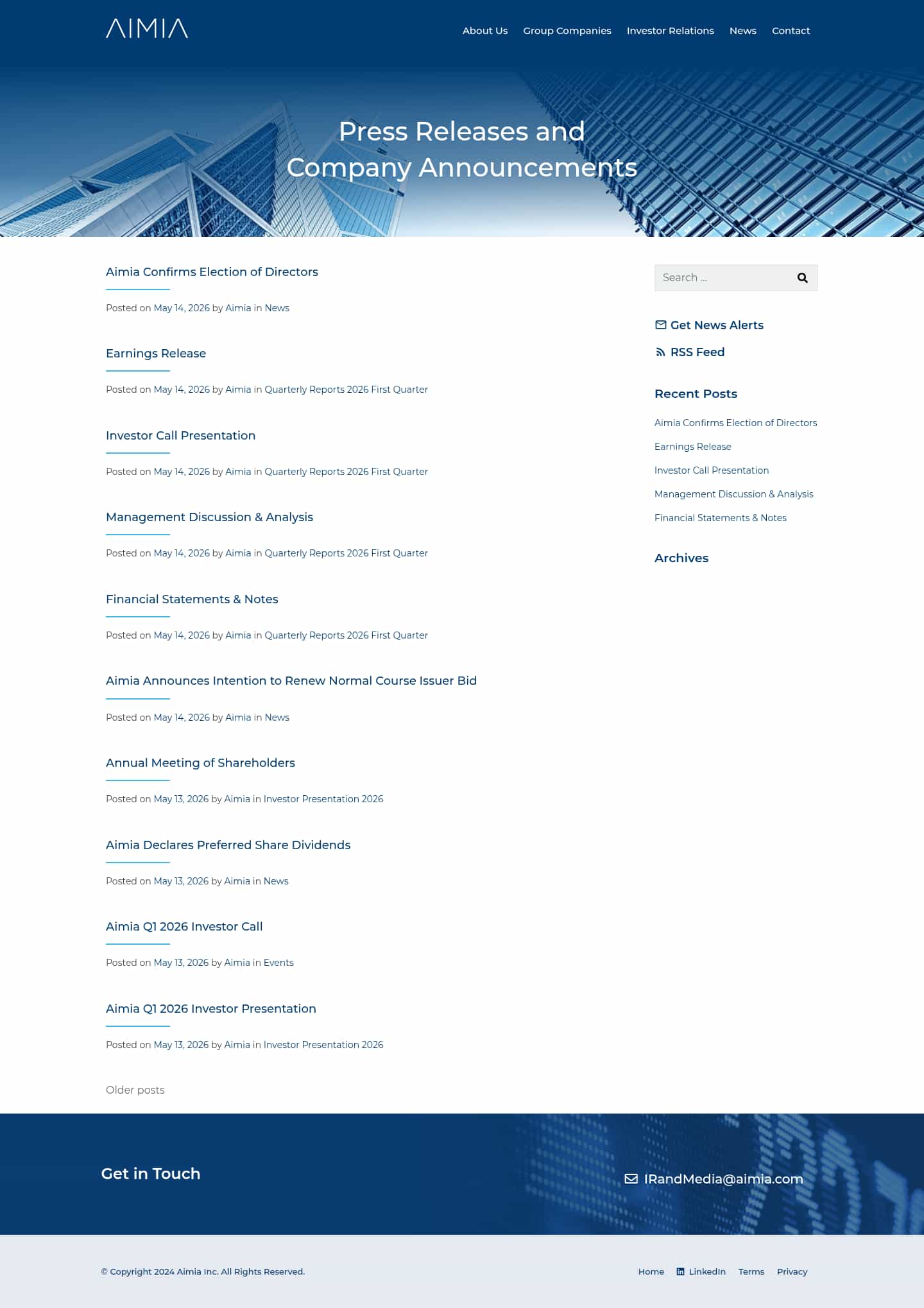 Latest website image capture