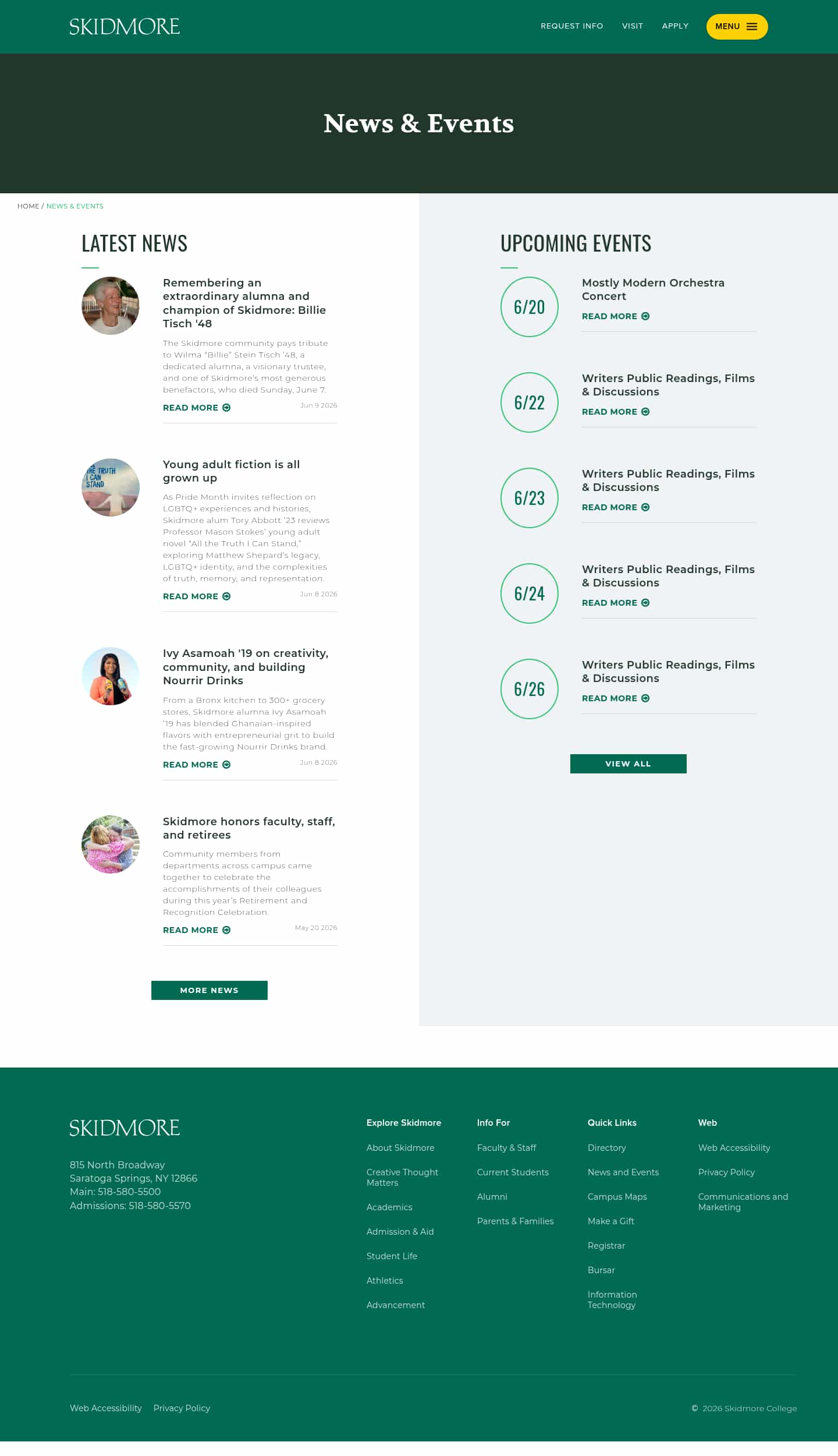 Latest website image capture