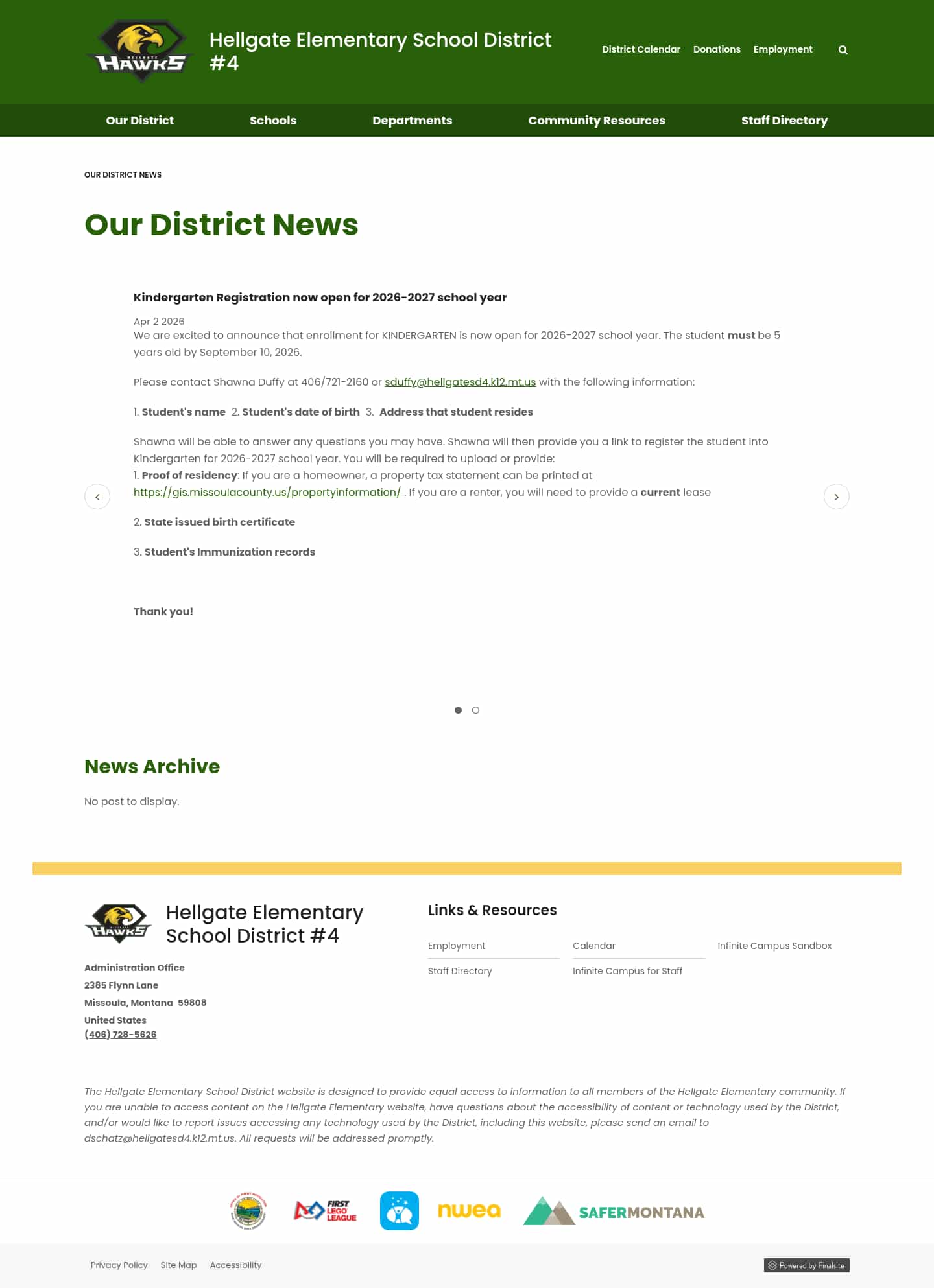 Latest website image capture