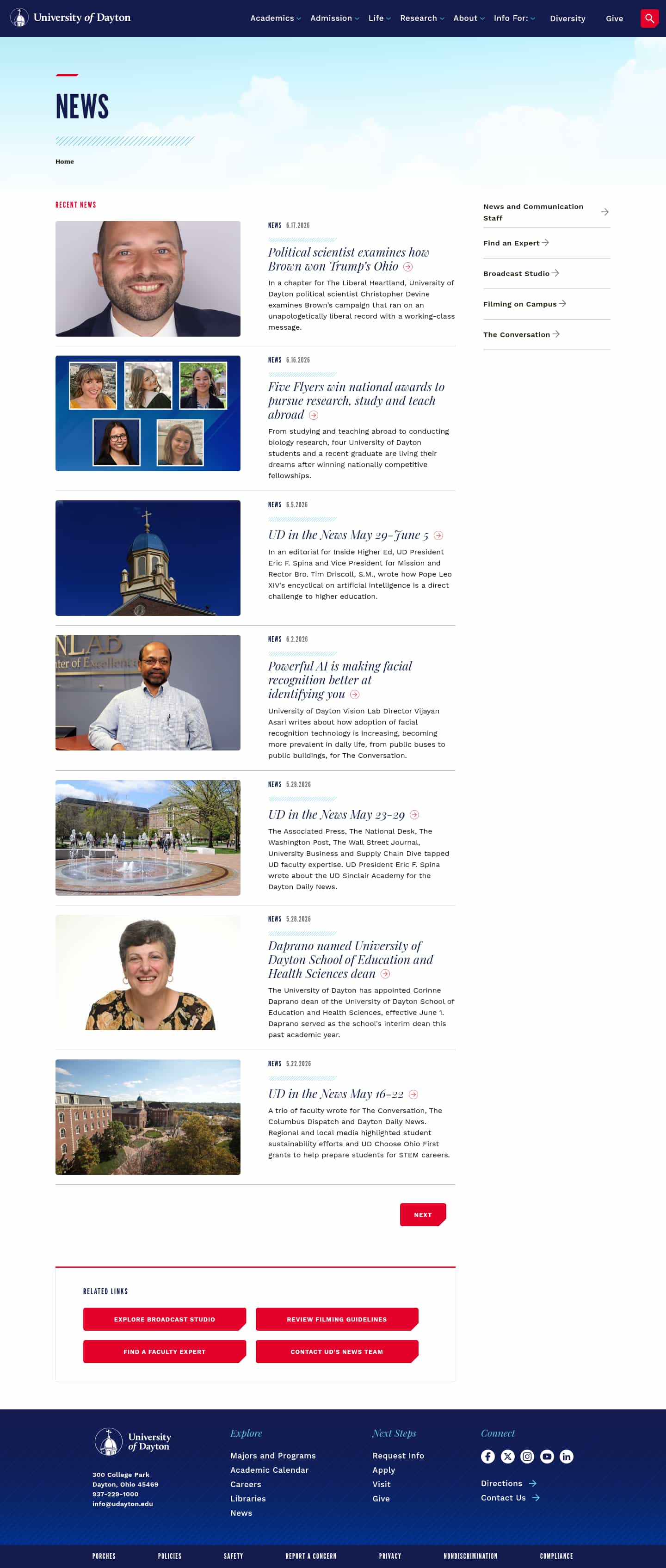 Latest website image capture