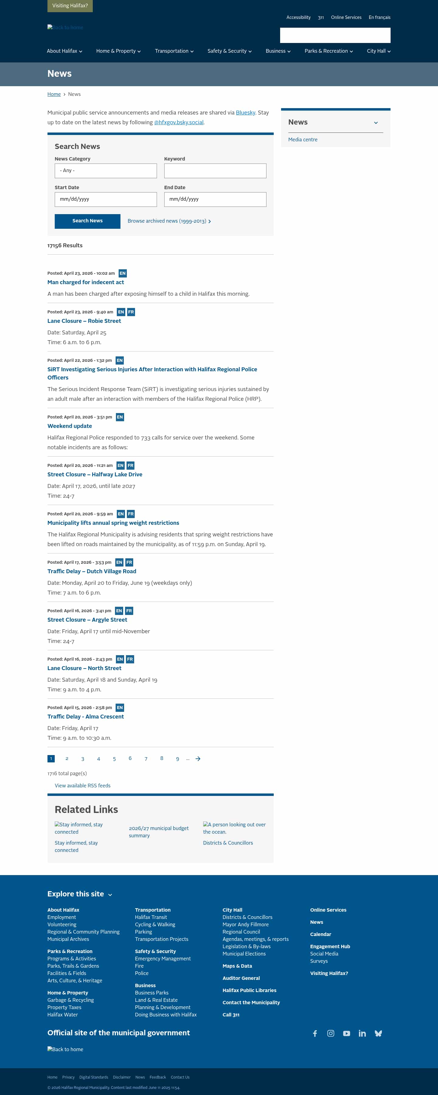 Latest website image capture