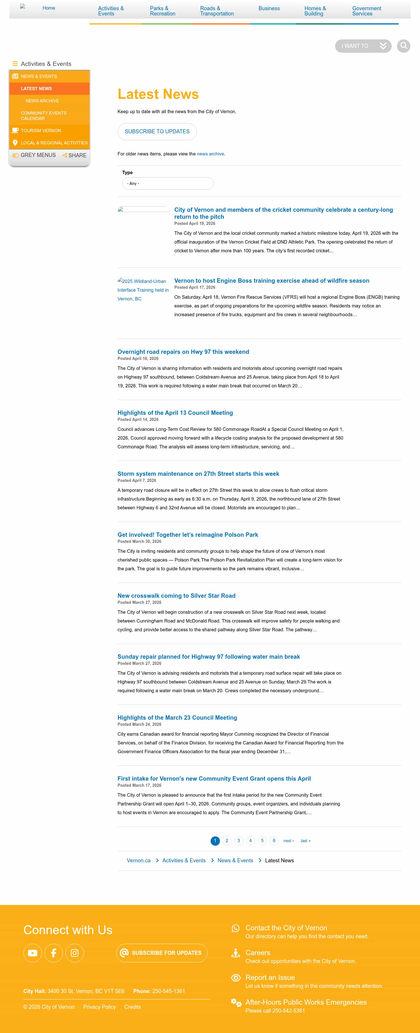 Latest website image capture