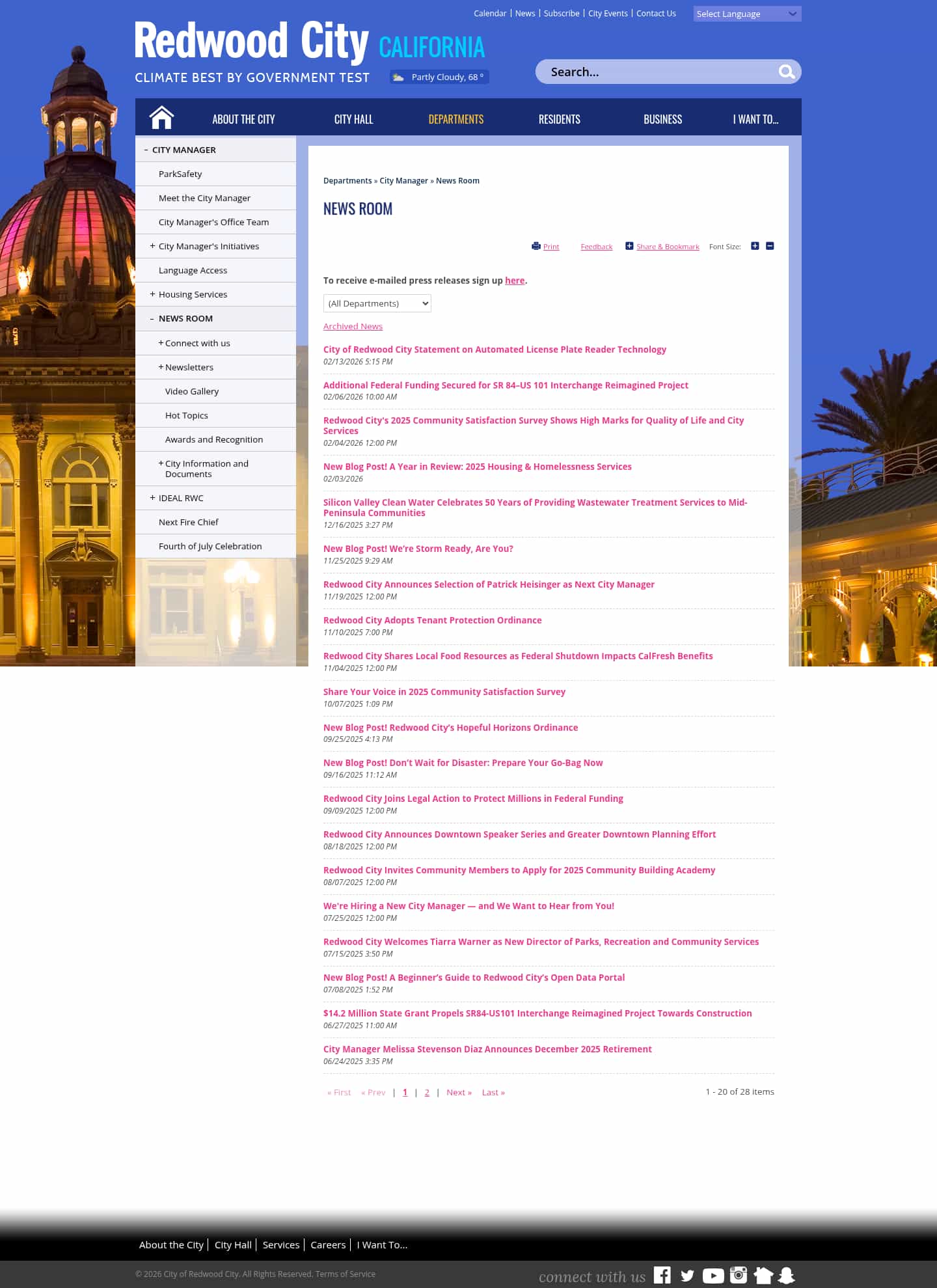 Latest website image capture