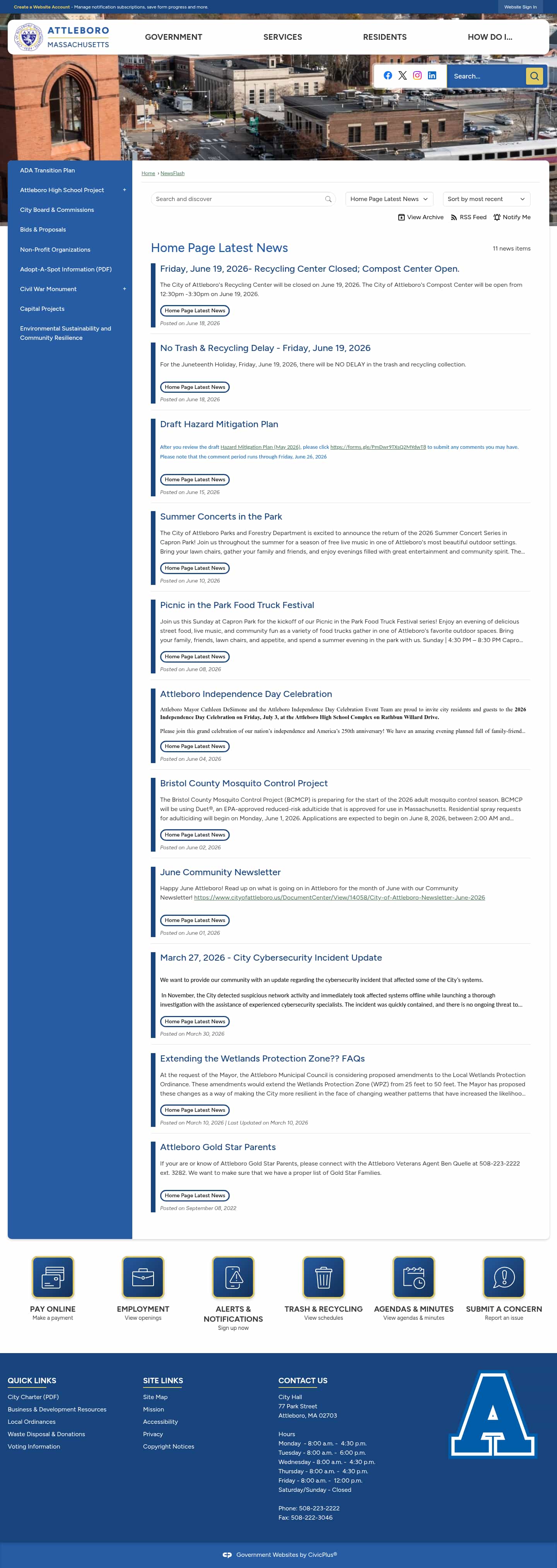 Latest website image capture