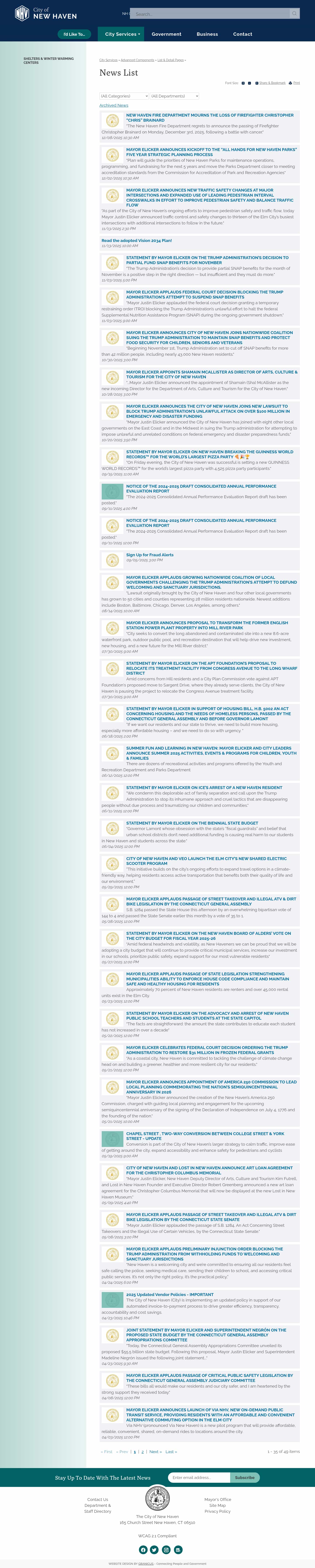 Latest website image capture