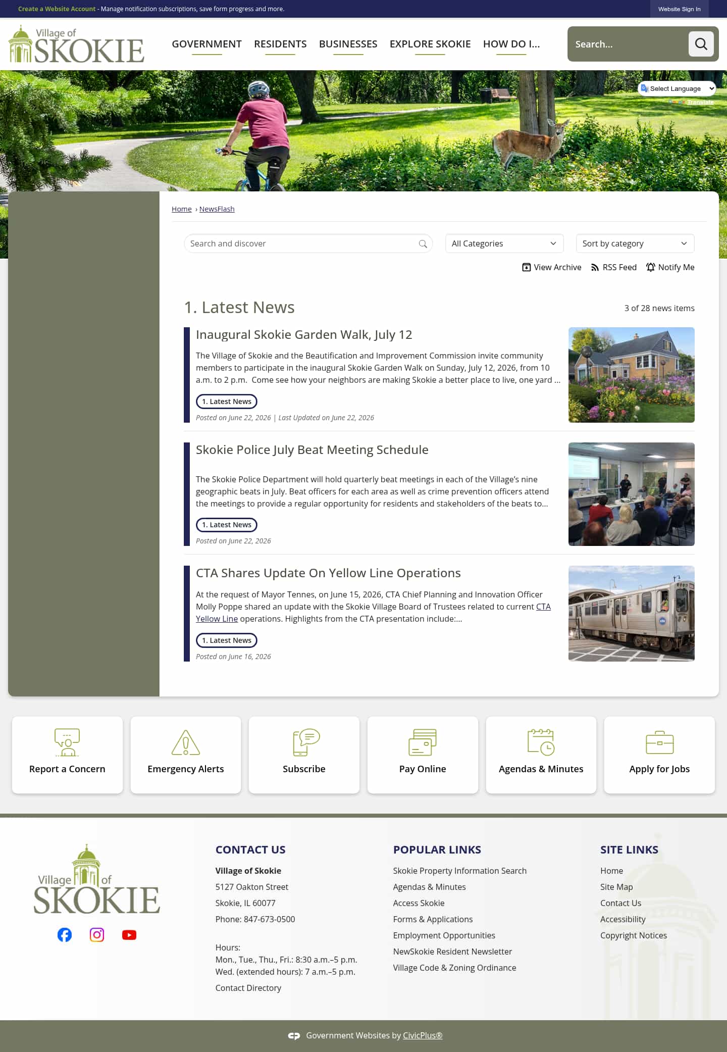 Latest website image capture