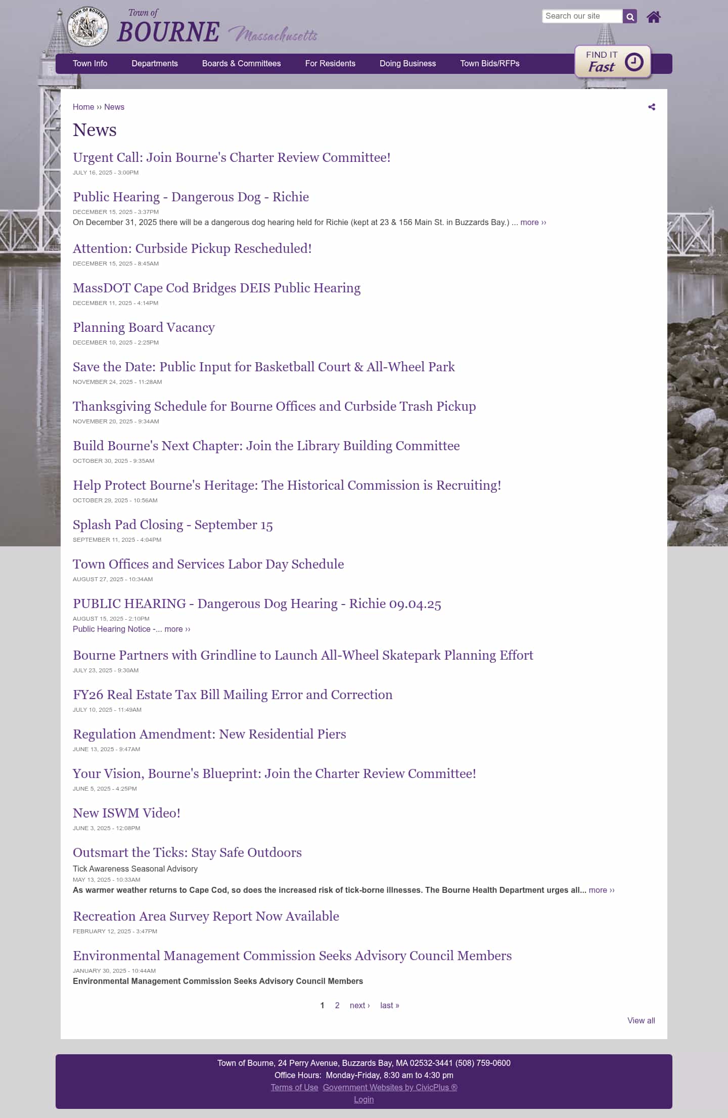 Latest website image capture