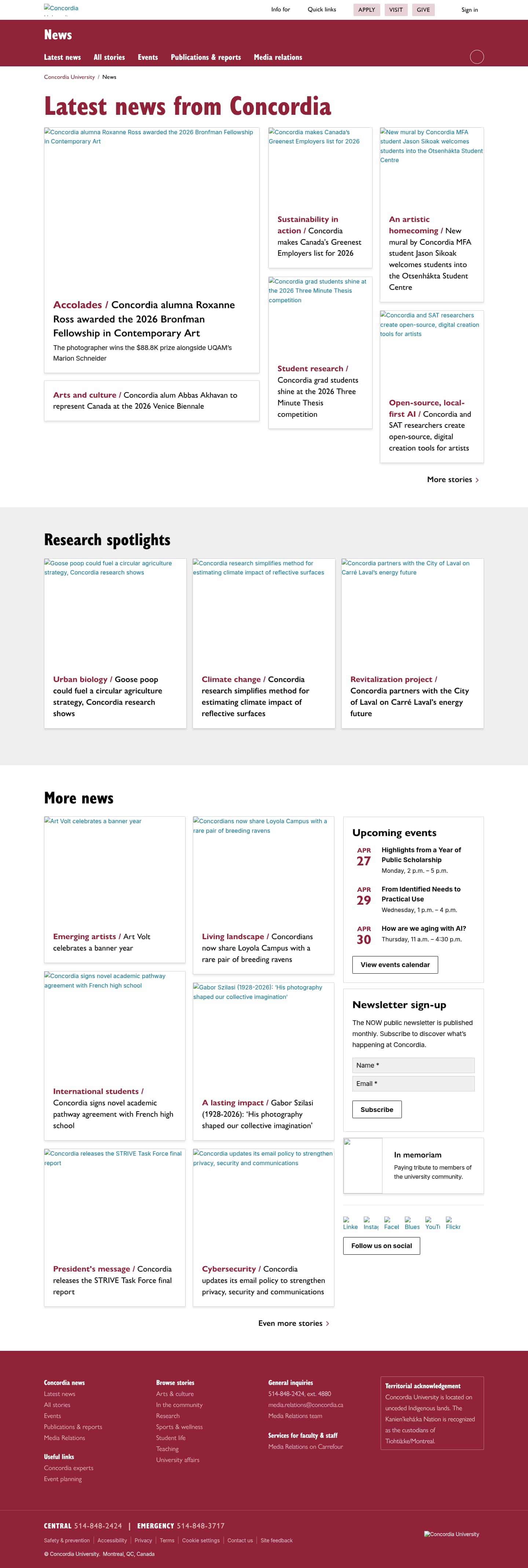 Latest website image capture