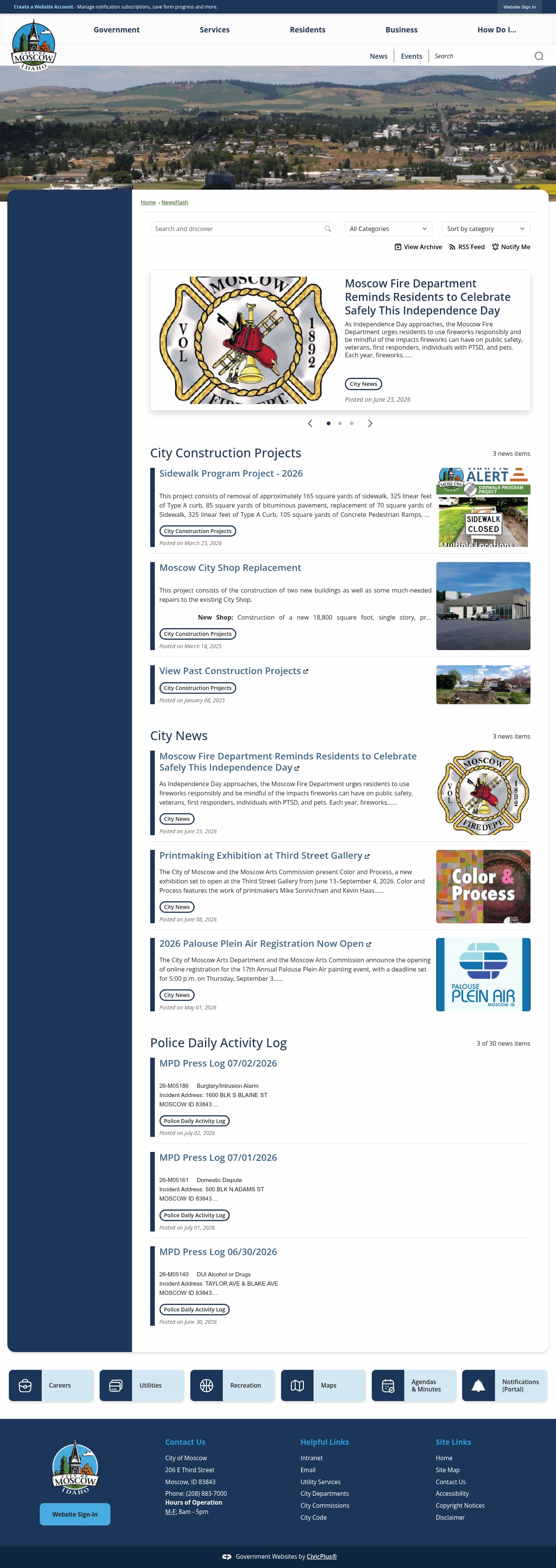 Latest website image capture